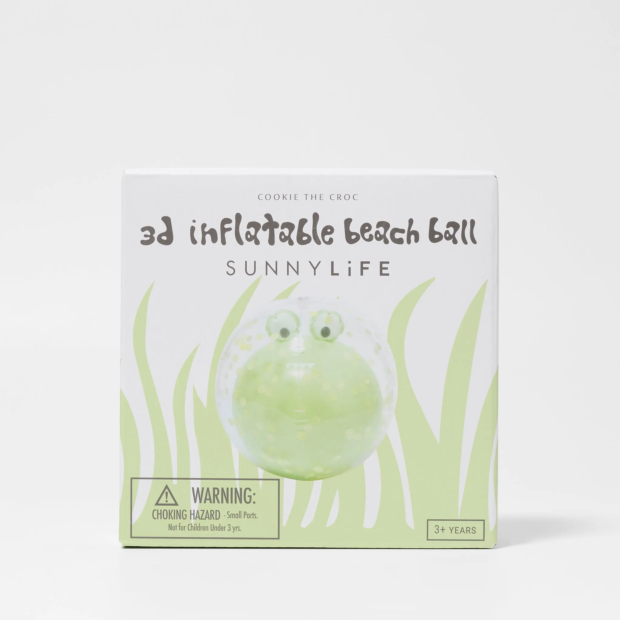 3D Inflatable Beach Ball | Cookie the Croc Light Khaki Sunnylife