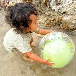 3D Inflatable Beach Ball | Cookie the Croc Light Khaki Sunnylife