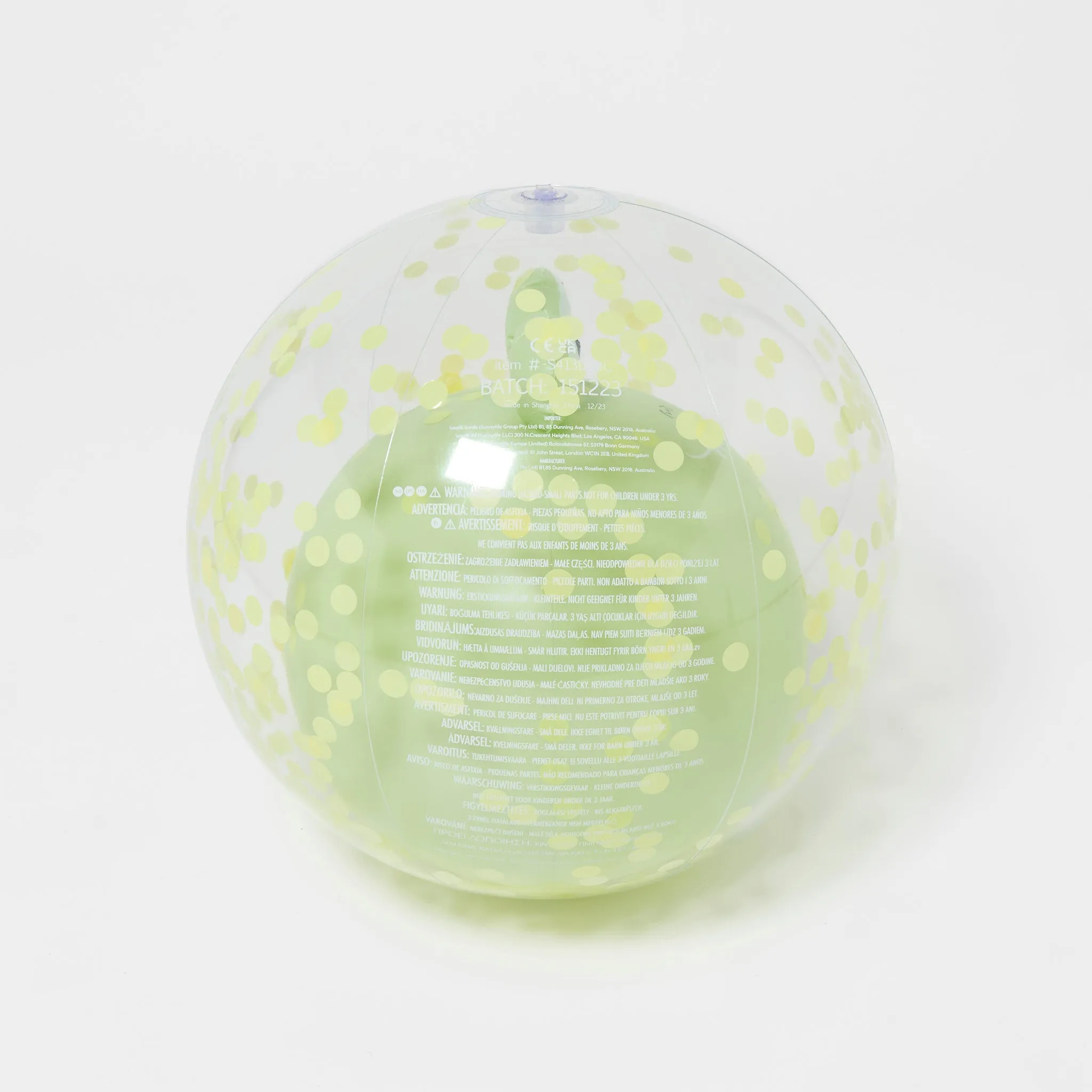 3D Inflatable Beach Ball | Cookie the Croc Light Khaki Sunnylife