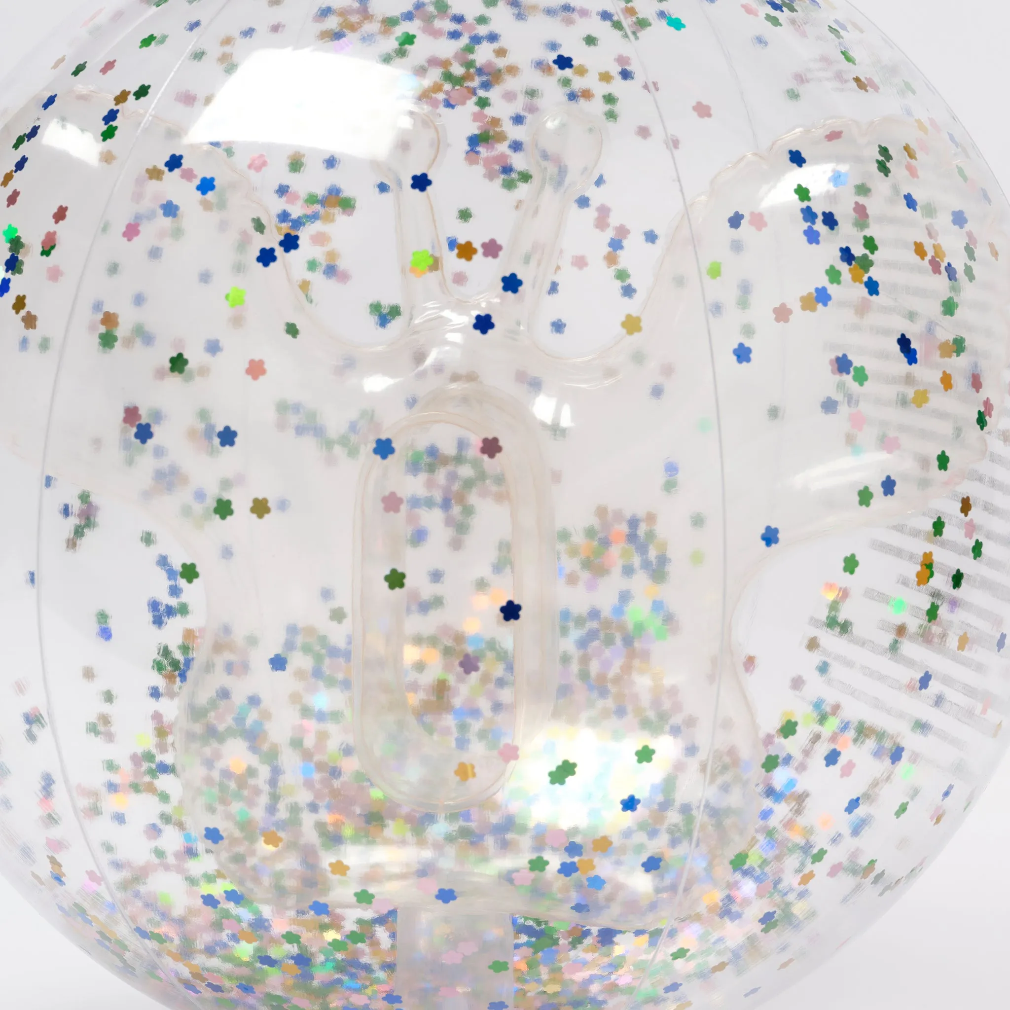 3D Inflatable Beach Ball | Cotton Candy Glitter Sunnylife