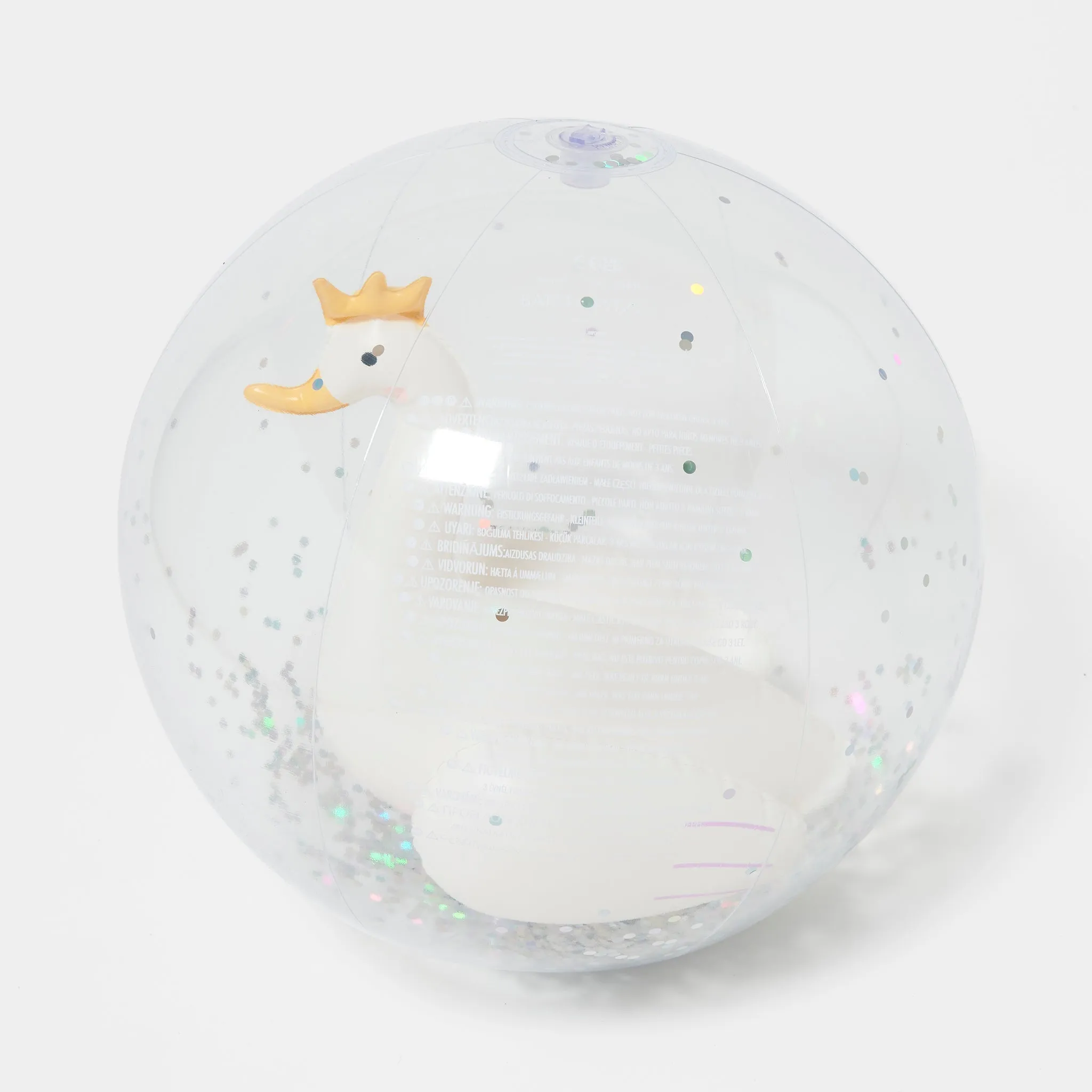 3D Inflatable Beach Ball | Princess Swan Multi Sunnylife
