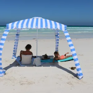 Beach Cabana | Le Weekend Mid Blue Cream Sunnylife