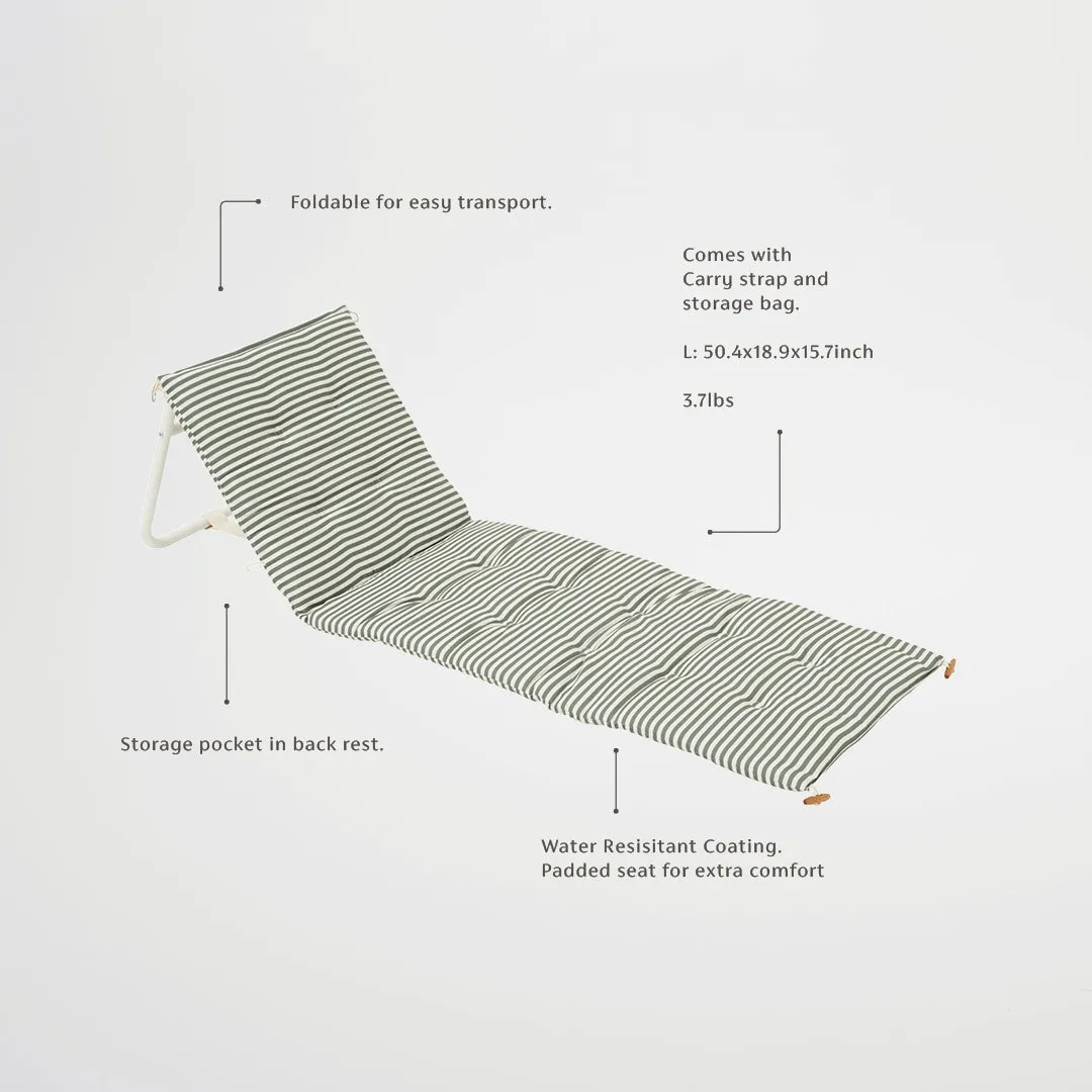 Beach Recliner | The Vacay Olive Sunnylife