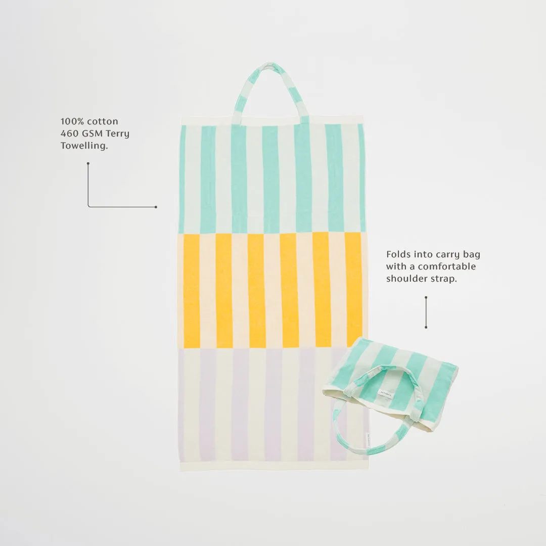 Beach Towel 2-in-1 Tote Bag | Rio Sun Multi Sunnylife