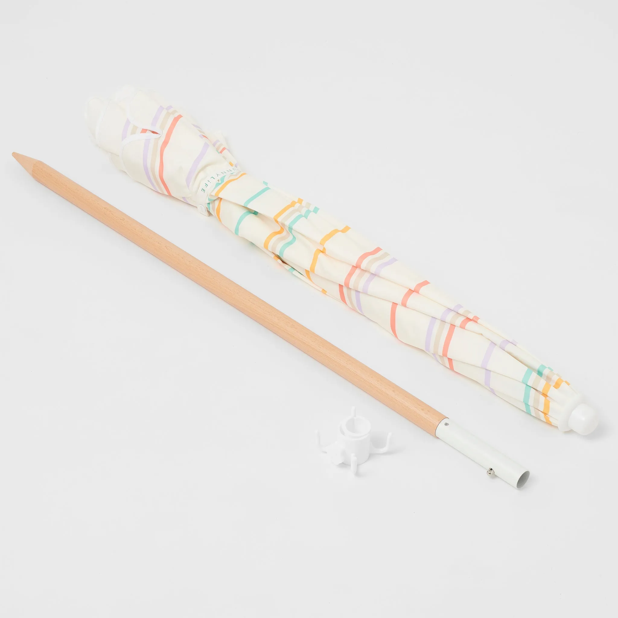 Beach Umbrella | Rio Sun Multi Stripe Sunnylife