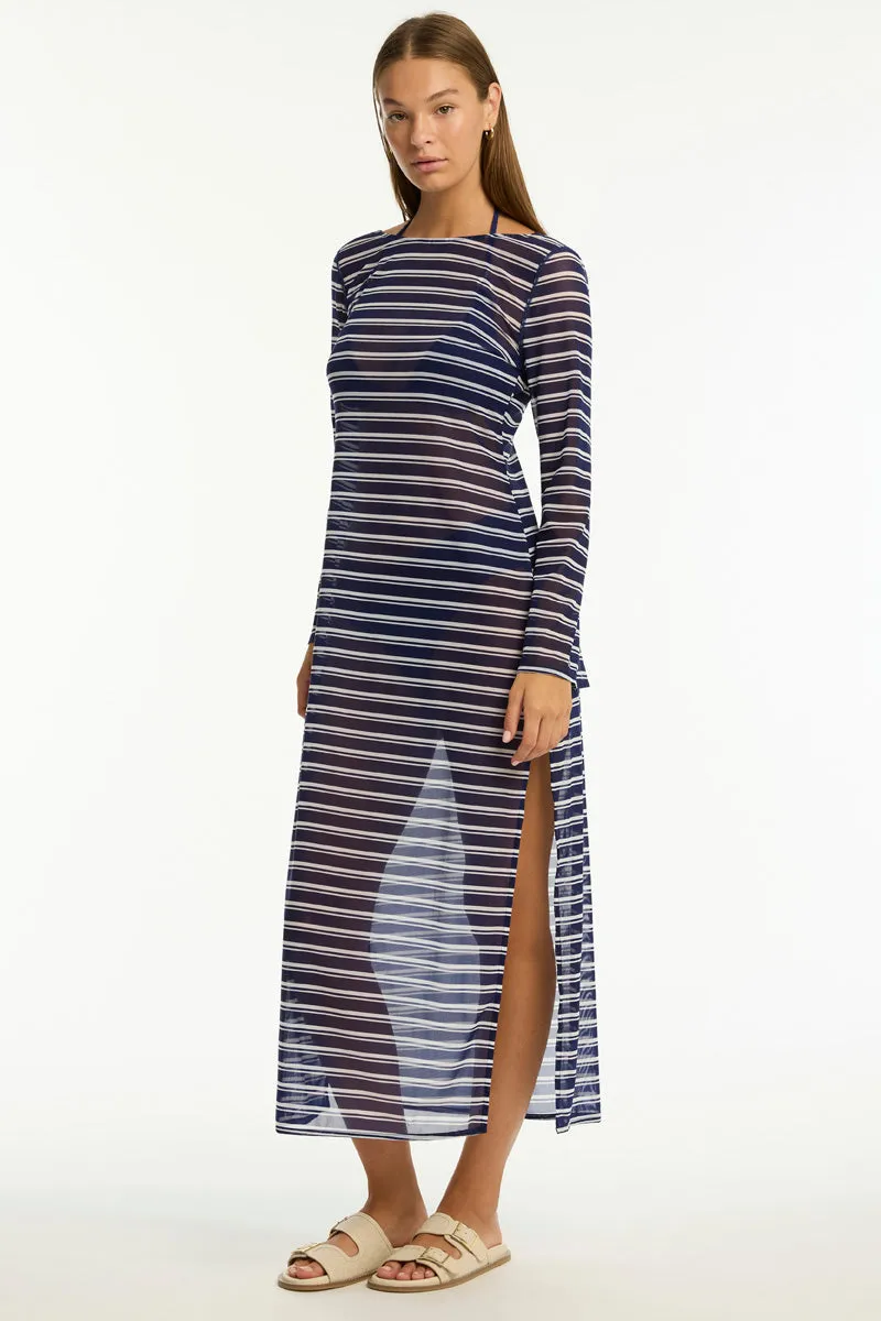 Biarritz Mesh Long Dress Sea Level