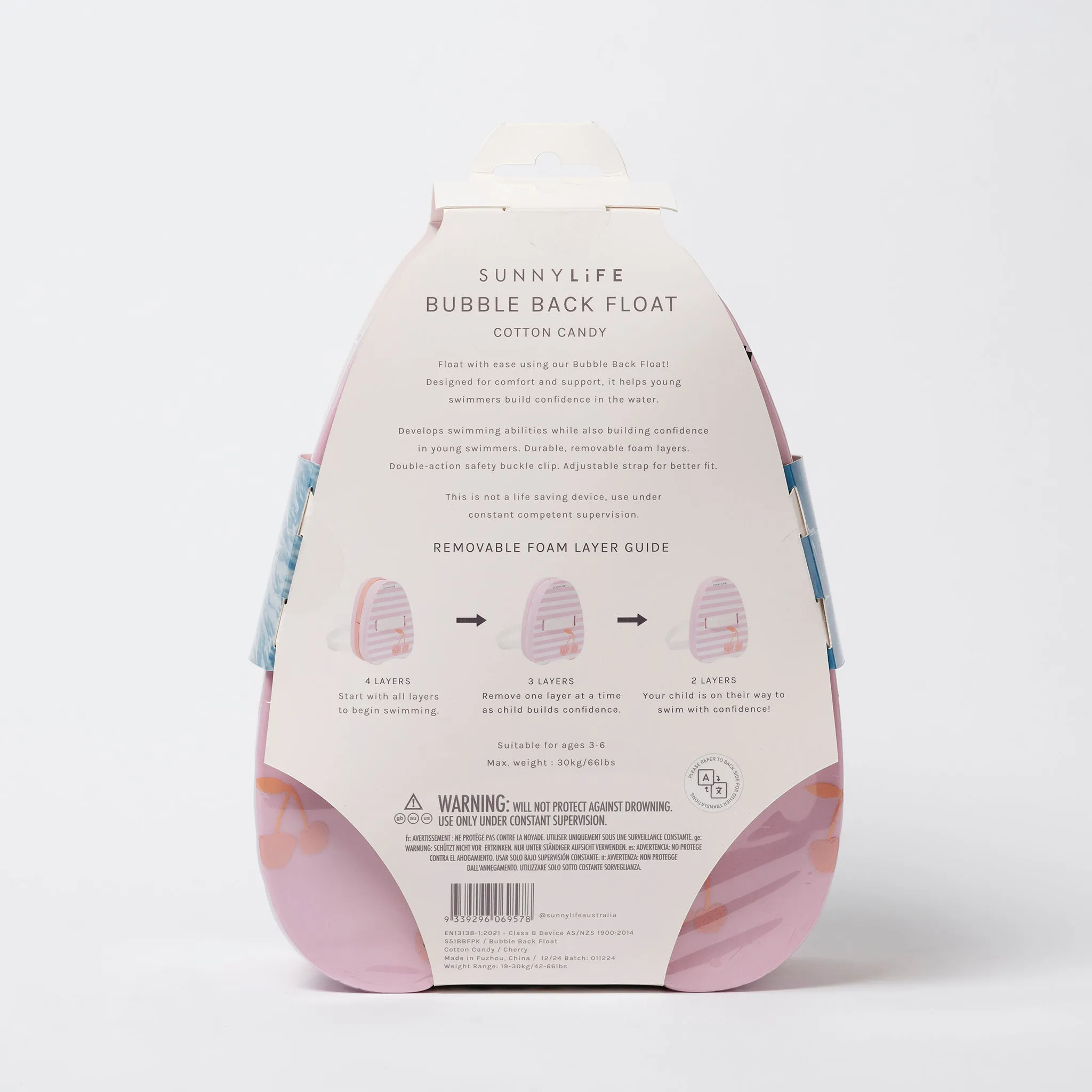 Bubble Back Float | Cotton Candy Cherry Sunnylife