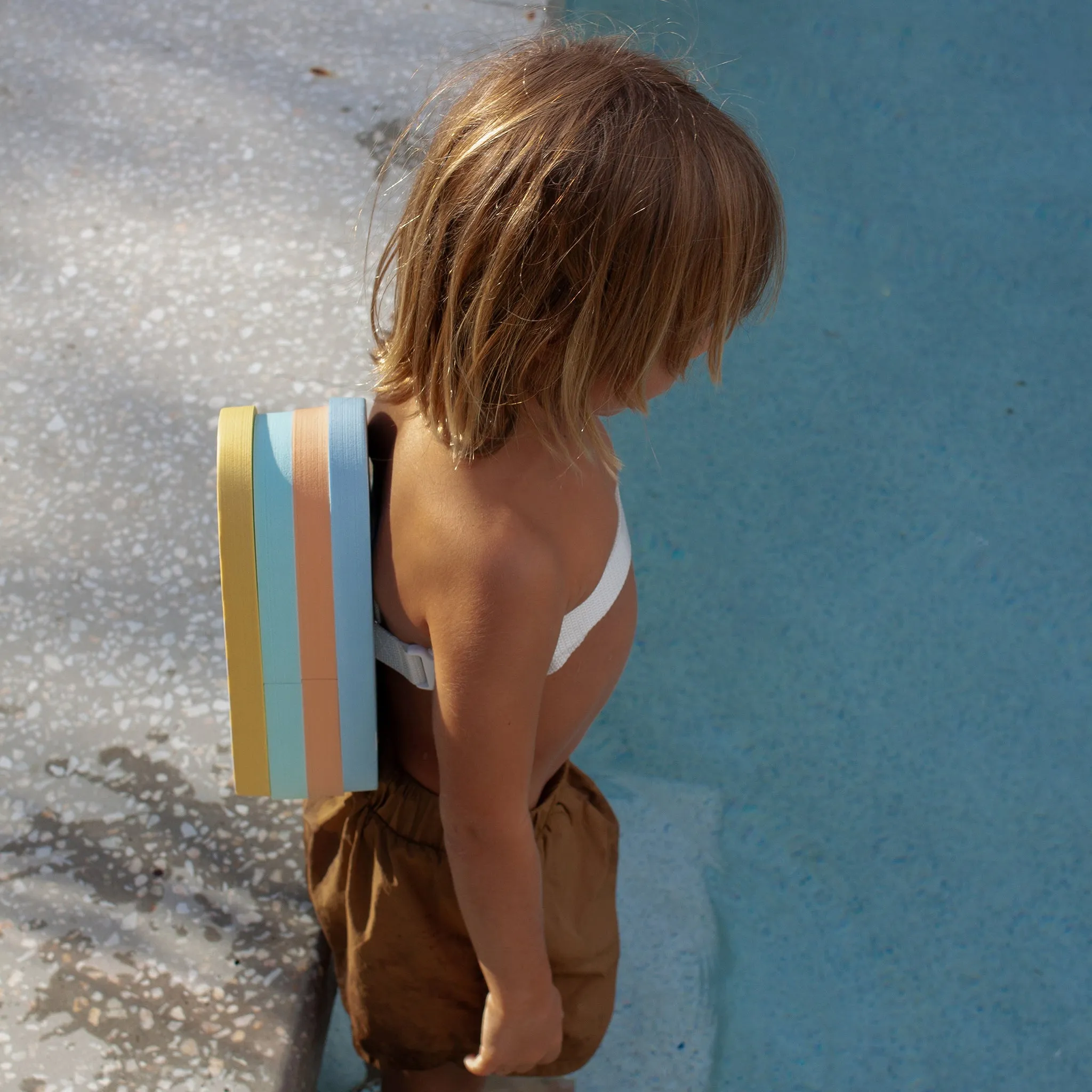 Bubble Back Float | Sammy the Seagull Mustard Stripe Sunnylife