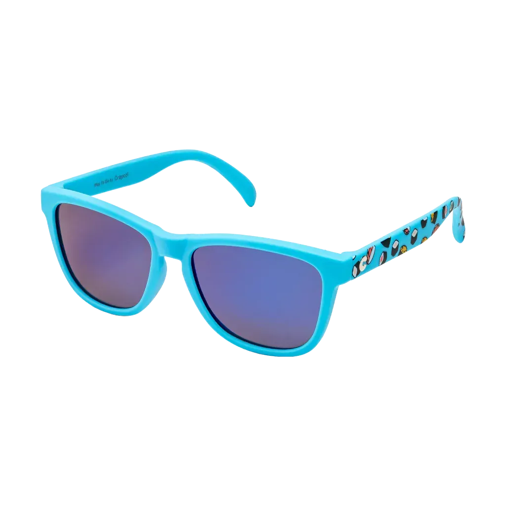 Craycol Sushi Sprinters Sunglasses (Blue/Blue Reflective)