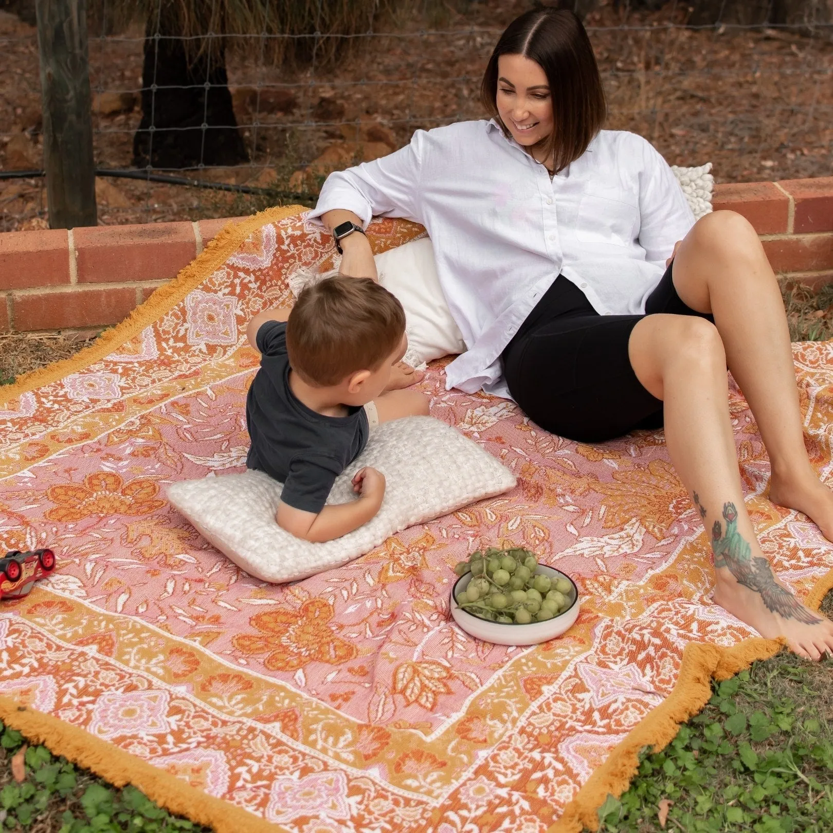 Del Sol Woven Picnic Rug XL ISAL LABEL