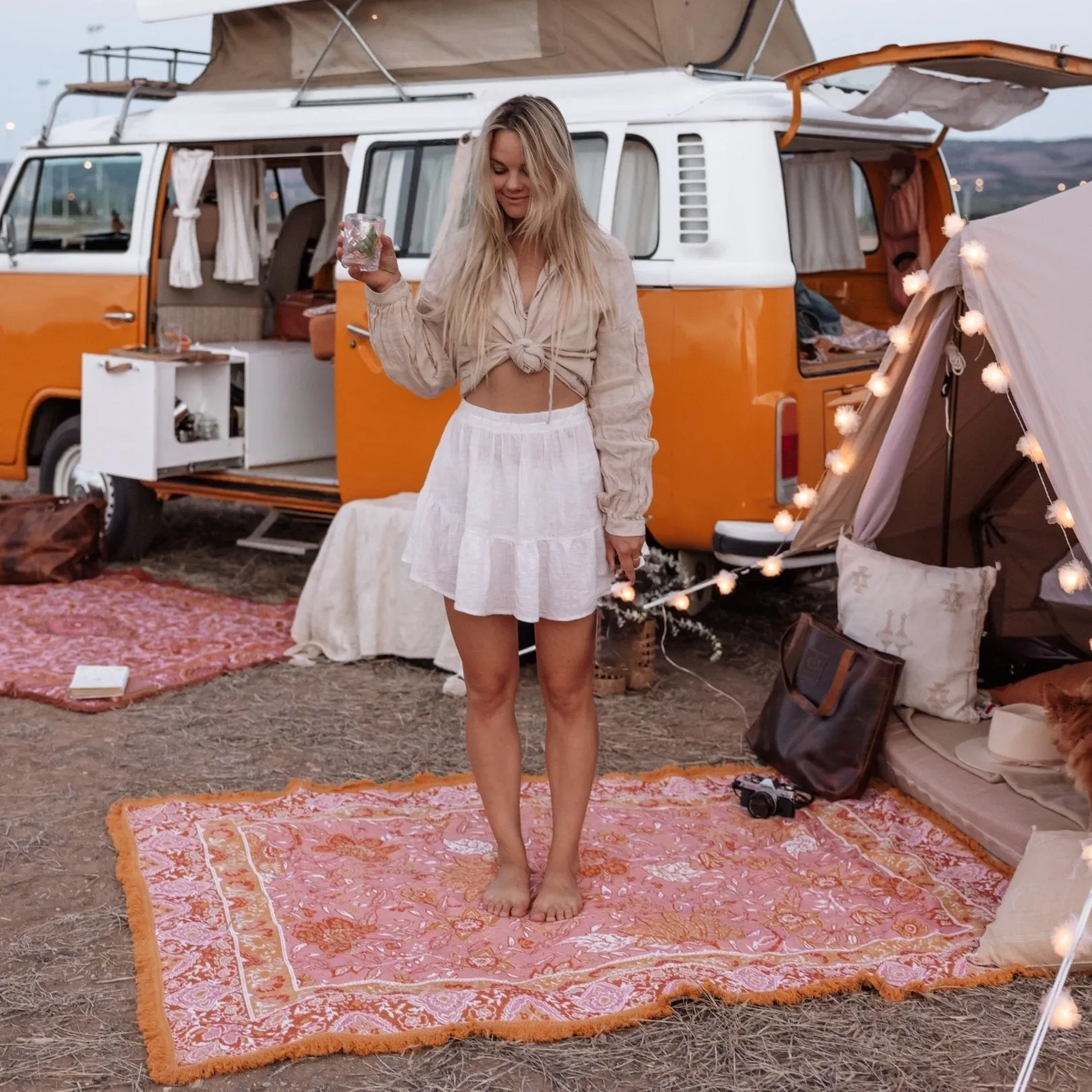 Del Sol Woven Picnic Rug XL ISAL LABEL