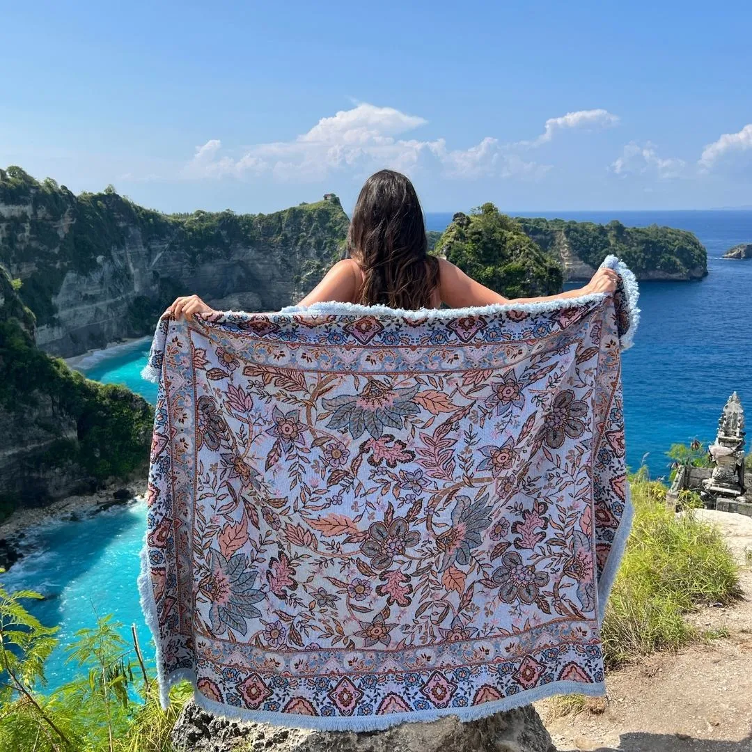 Fleur Woven Picnic Rug XL ISAL LABEL
