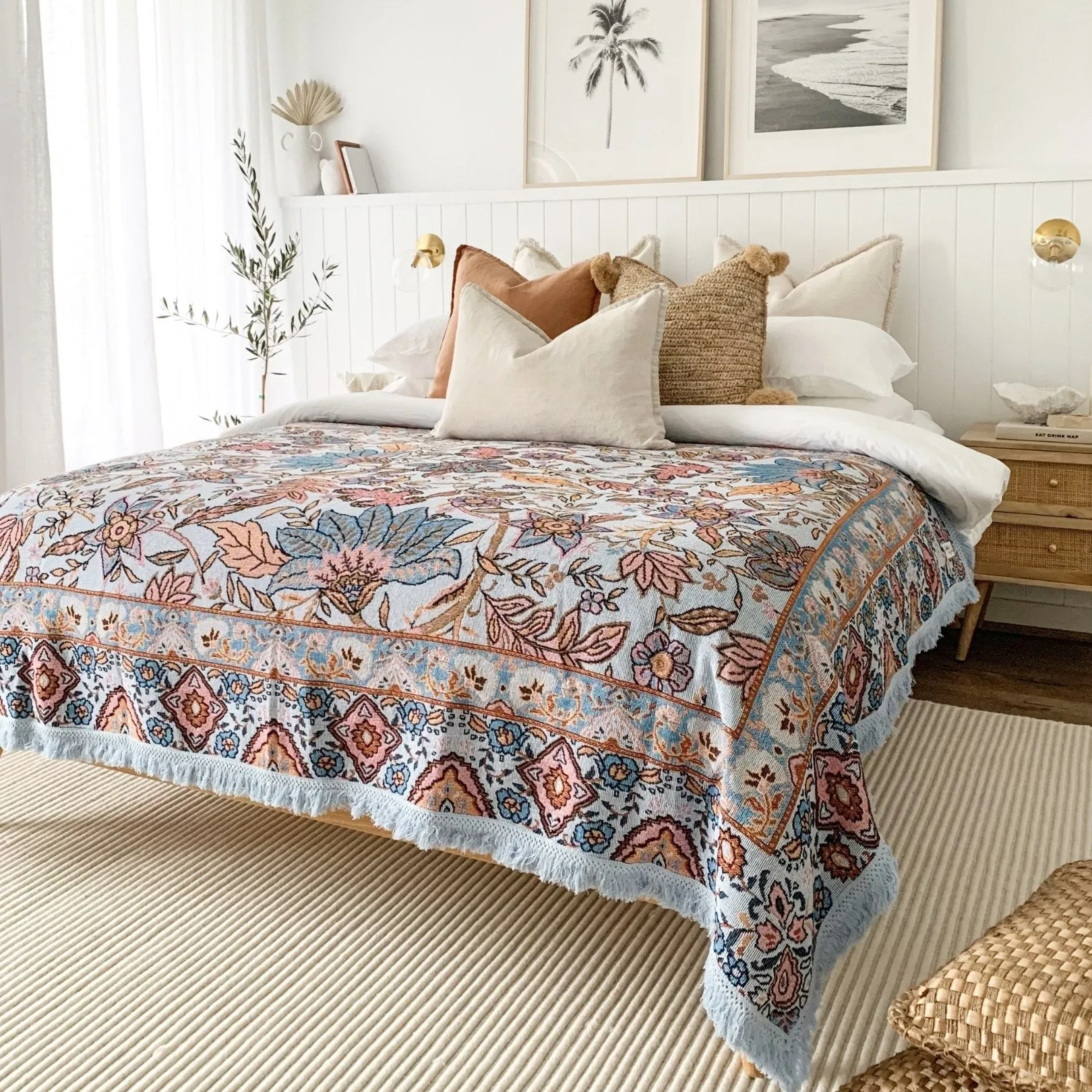 Fleur Woven Picnic Rug XL ISAL LABEL