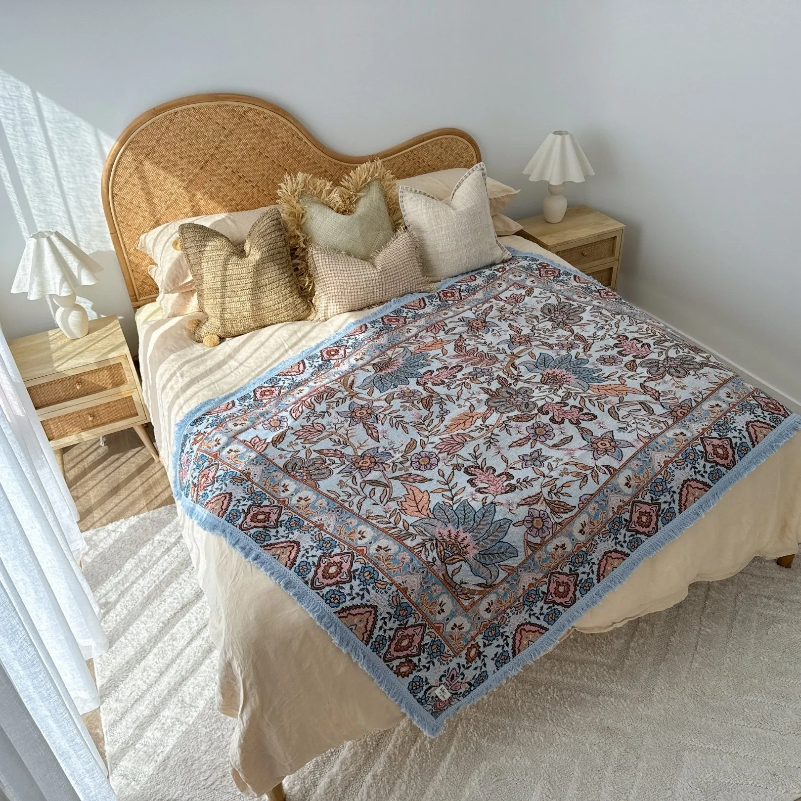 Fleur Woven Picnic Rug XL ISAL LABEL