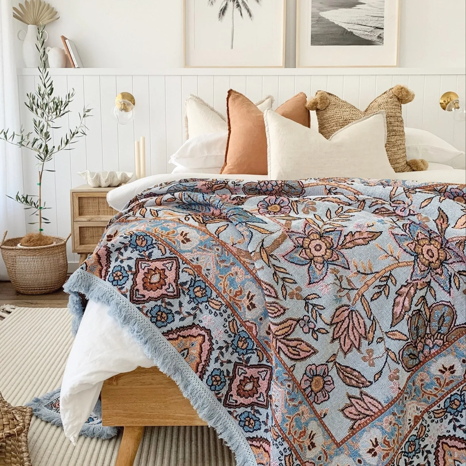 Fleur Woven Picnic Rug XL ISAL LABEL