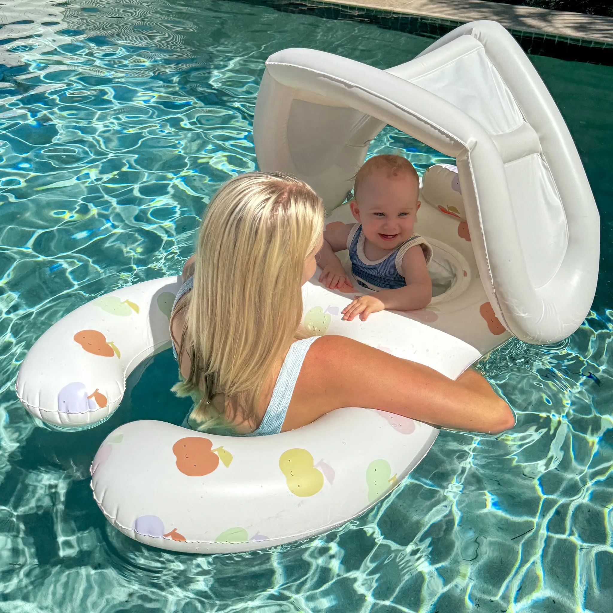 Float Together Baby Seat | Apple Sorbet Multi Sunnylife