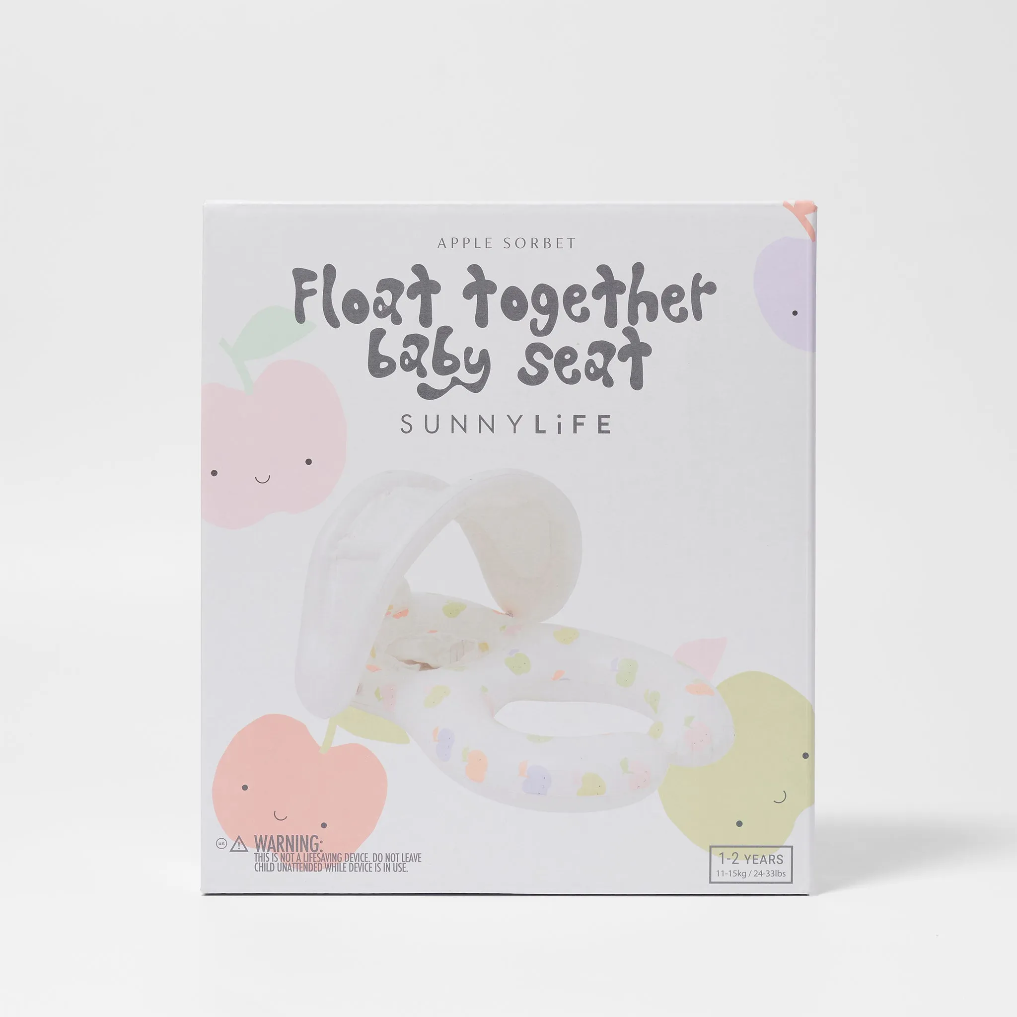 Float Together Baby Seat | Apple Sorbet Multi Sunnylife