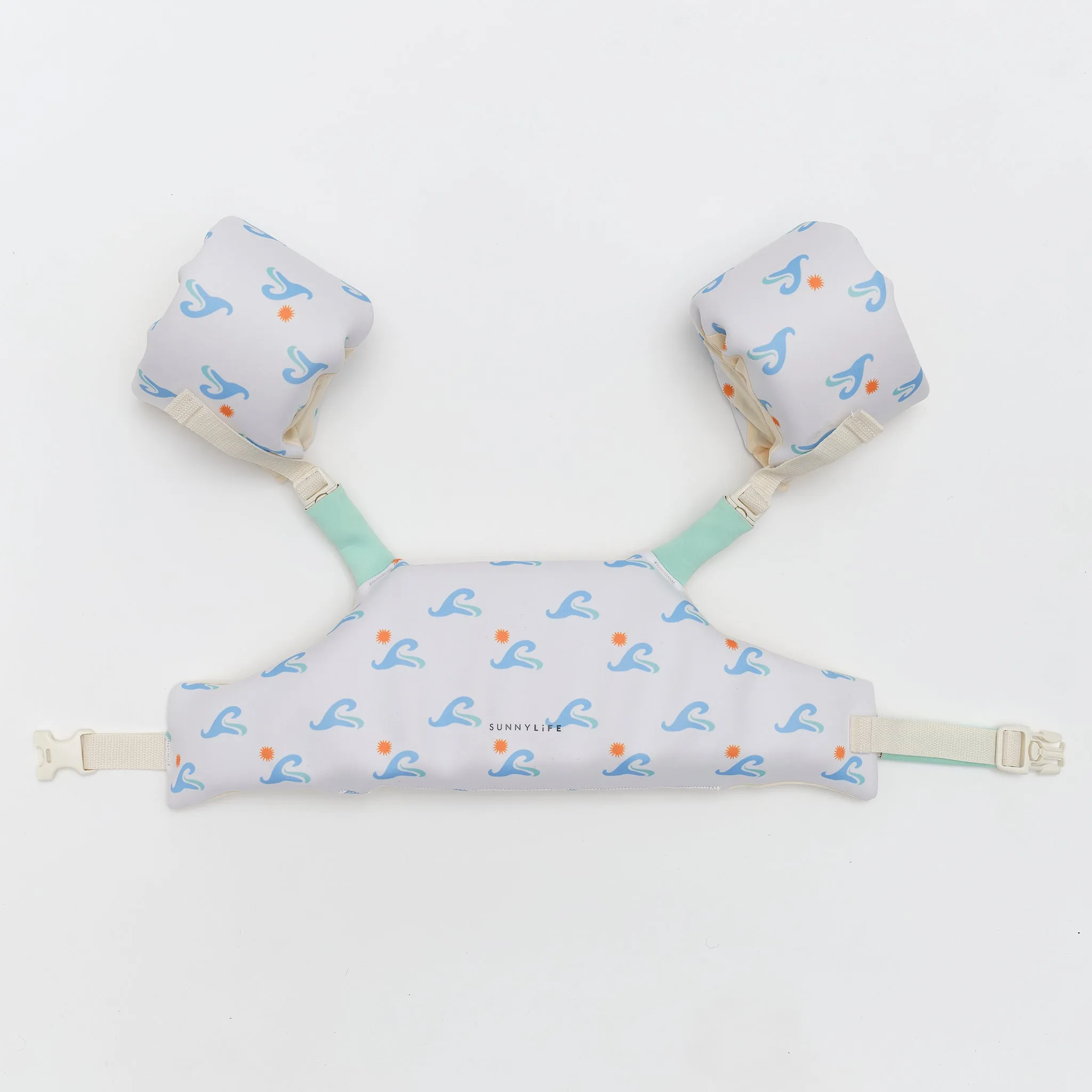 Floatie Jacket 3-6 | Sammy the Seagull Blue Wave Sunnylife