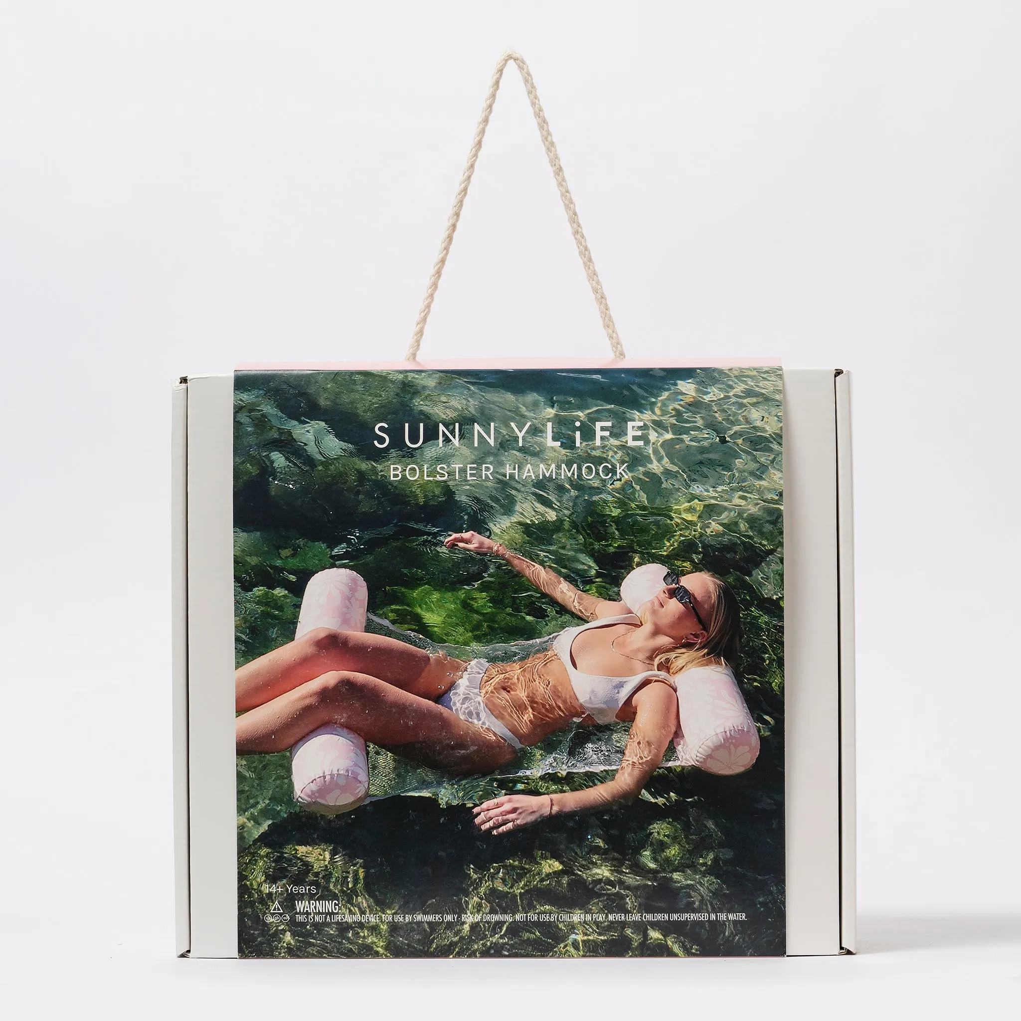 Floating Hammock | Stole My Heart Pink Floral Sunnylife