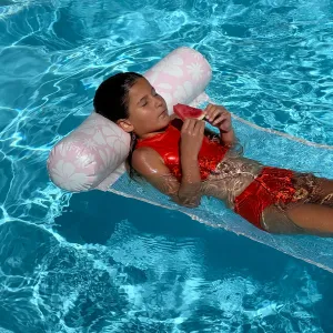Floating Hammock | Stole My Heart Pink Floral Sunnylife