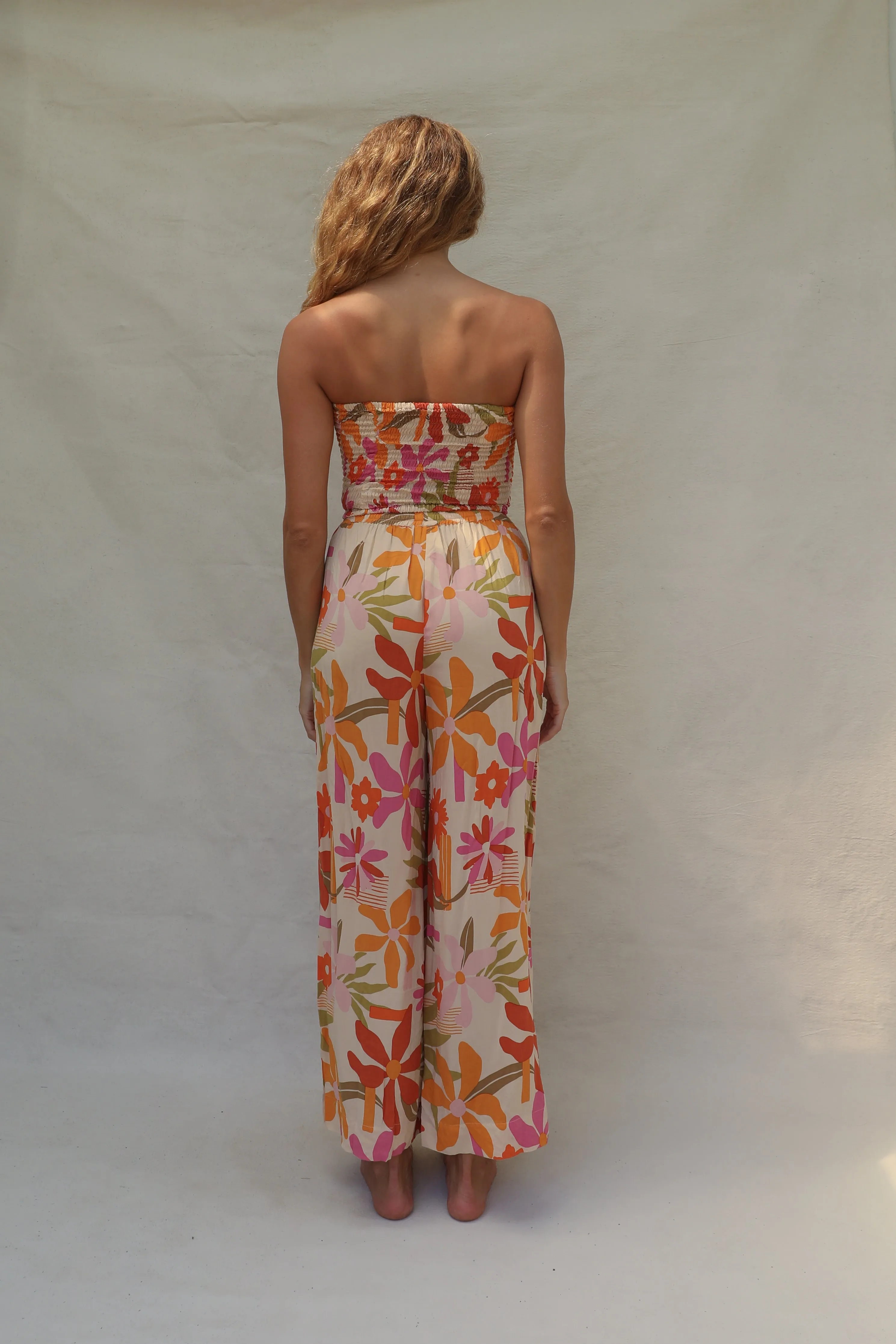 Flora Tube Top - Ikebana Stone Fox Swim