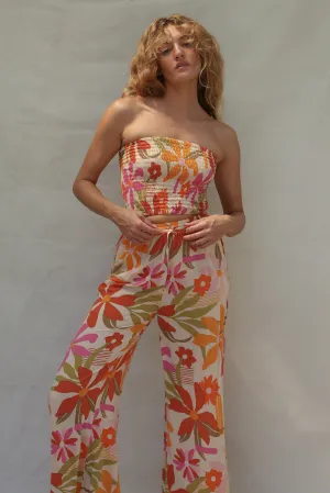 Flora Tube Top - Ikebana Stone Fox Swim