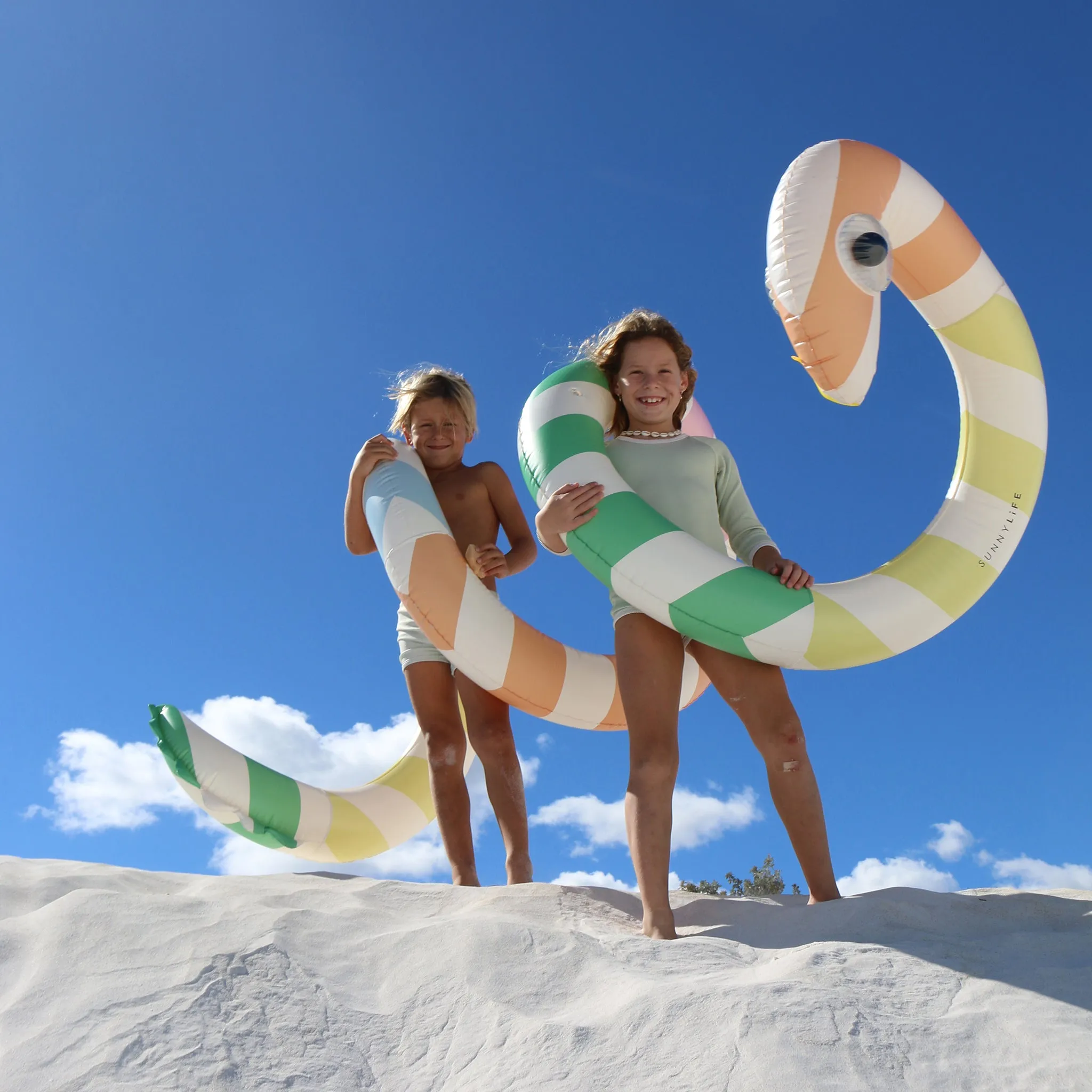 Giant Inflatable Noodle | Poolside Sorbet Stripe Sunnylife