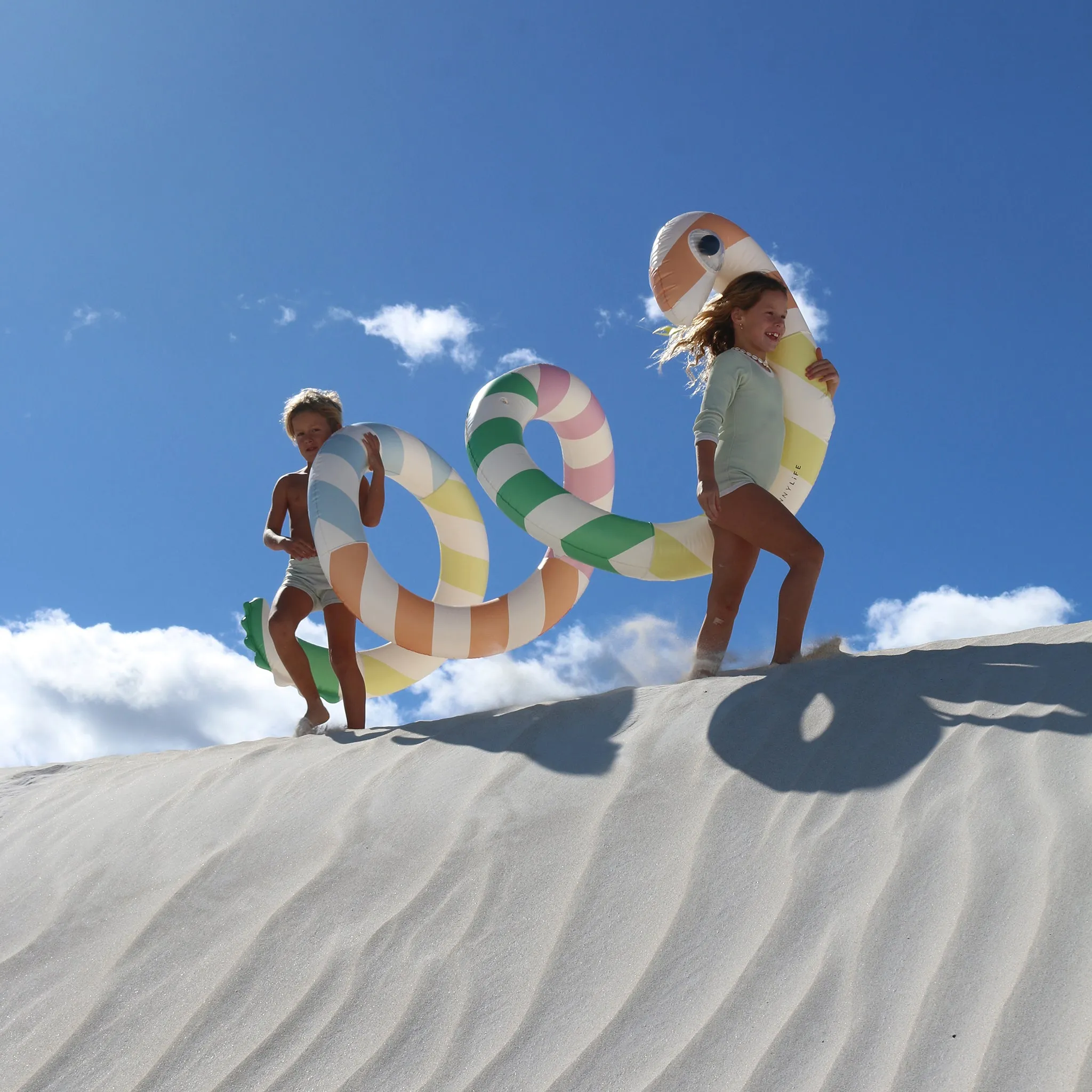 Giant Inflatable Noodle | Poolside Sorbet Stripe Sunnylife