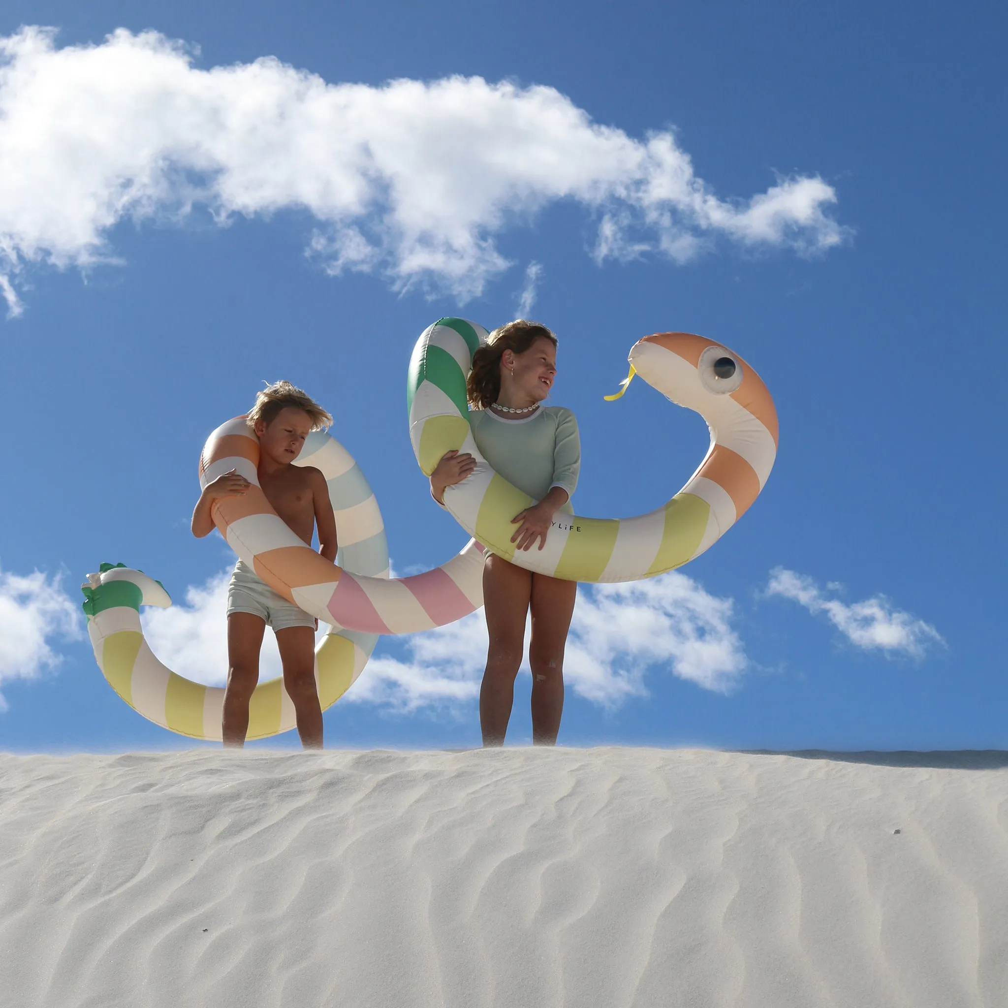 Giant Inflatable Noodle | Poolside Sorbet Stripe Sunnylife
