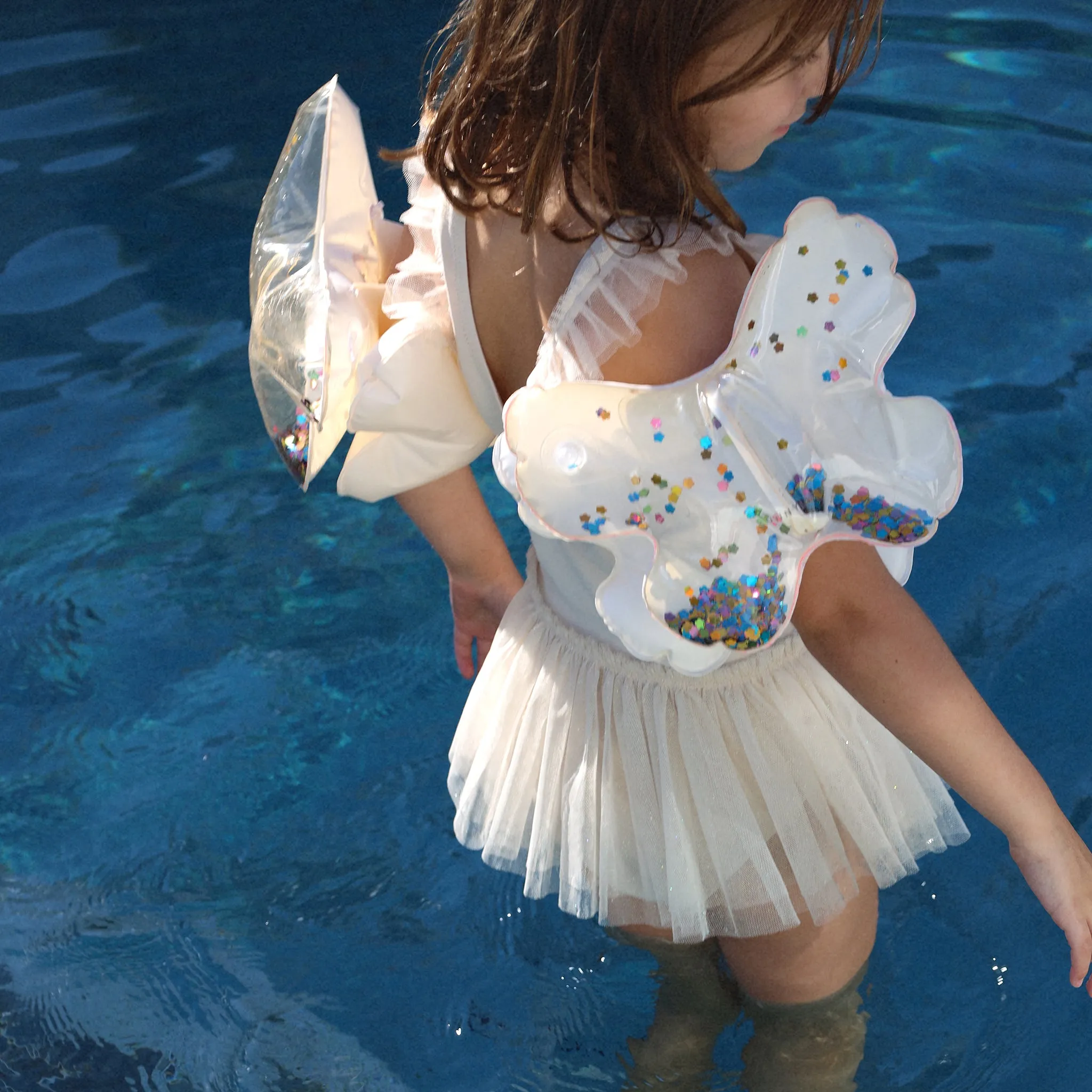 Inflatable Arm Band | Cotton Candy Glitter Sunnylife