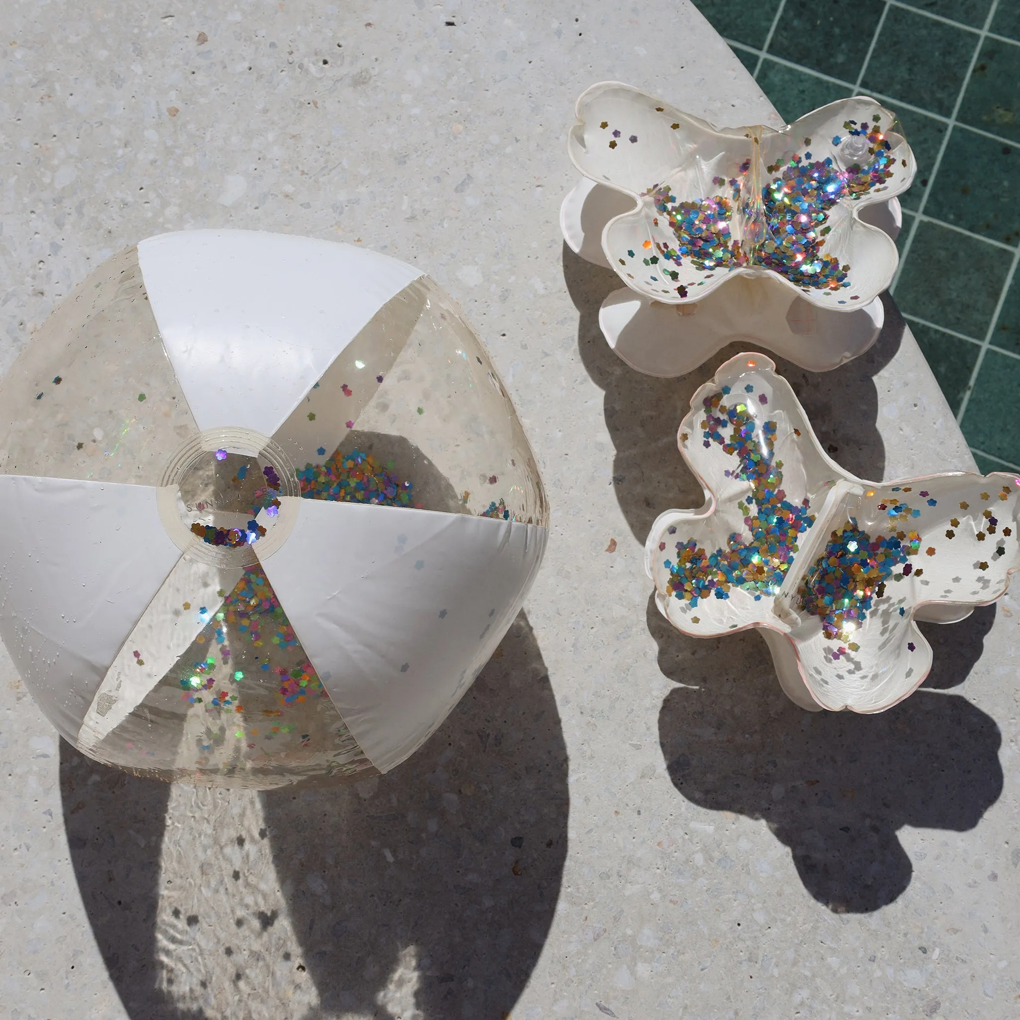 Inflatable Arm Band | Cotton Candy Glitter Sunnylife