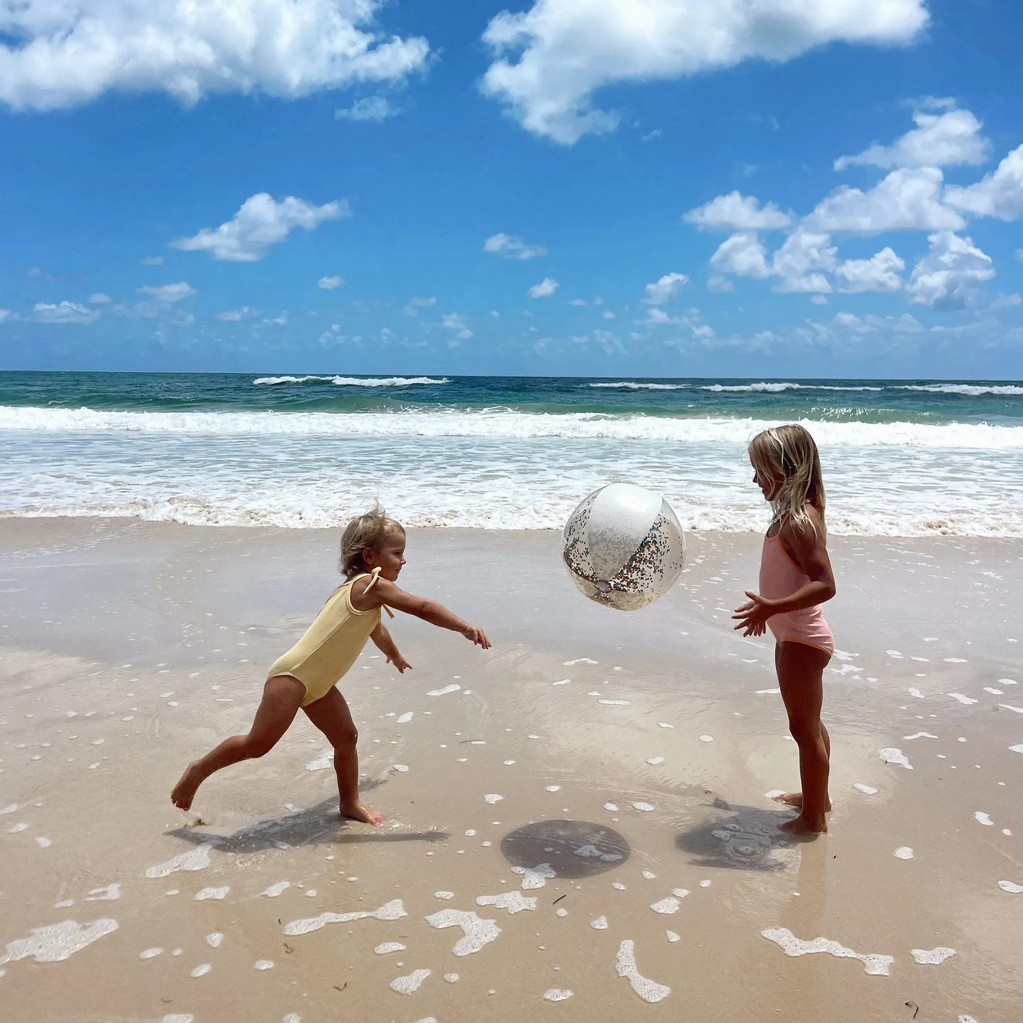 Inflatable Beach Ball | Cotton Candy Glitter Sunnylife