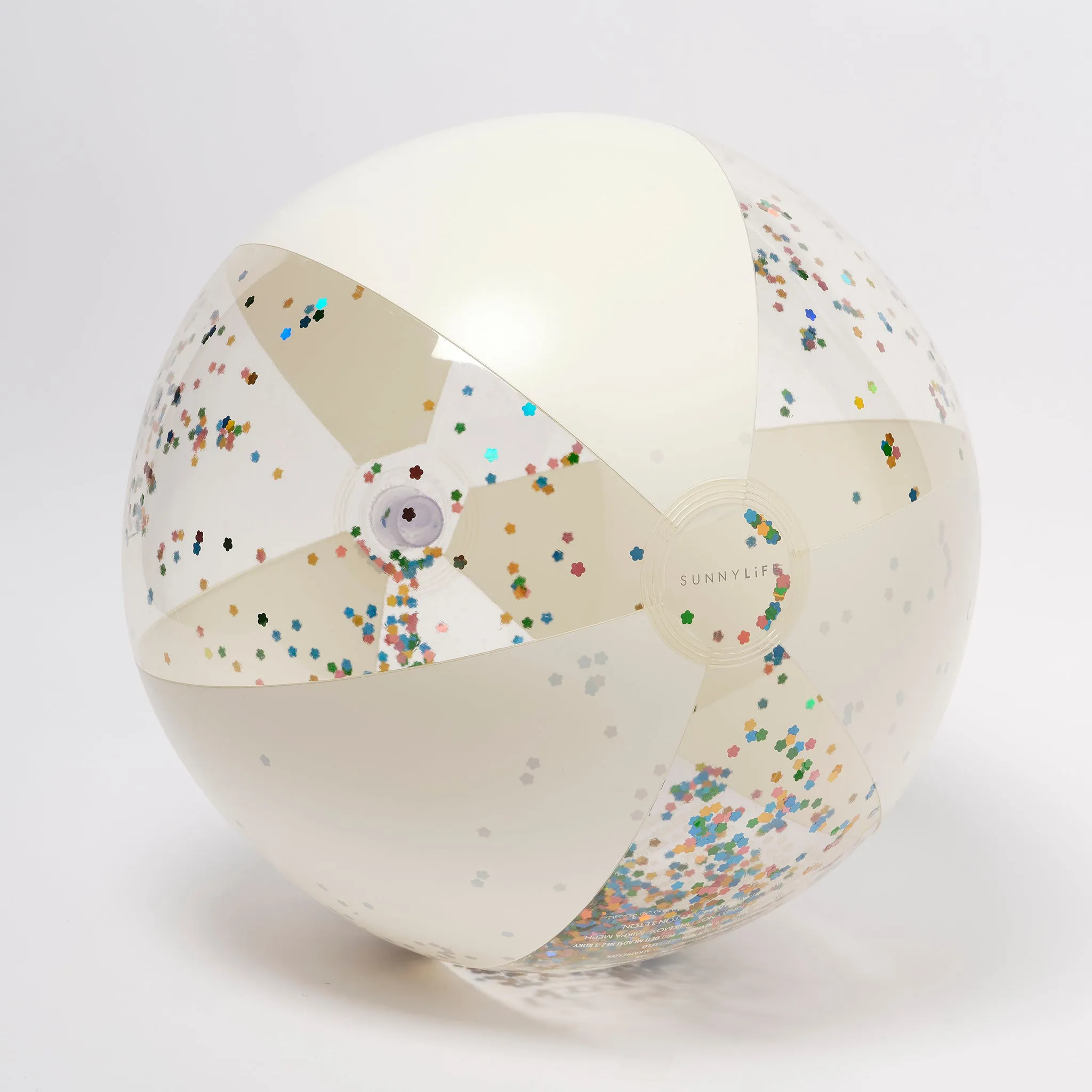 Inflatable Beach Ball | Cotton Candy Glitter Sunnylife