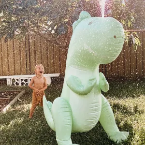 Inflatable Giant Sprinkler | Surfing Dino Sunnylife
