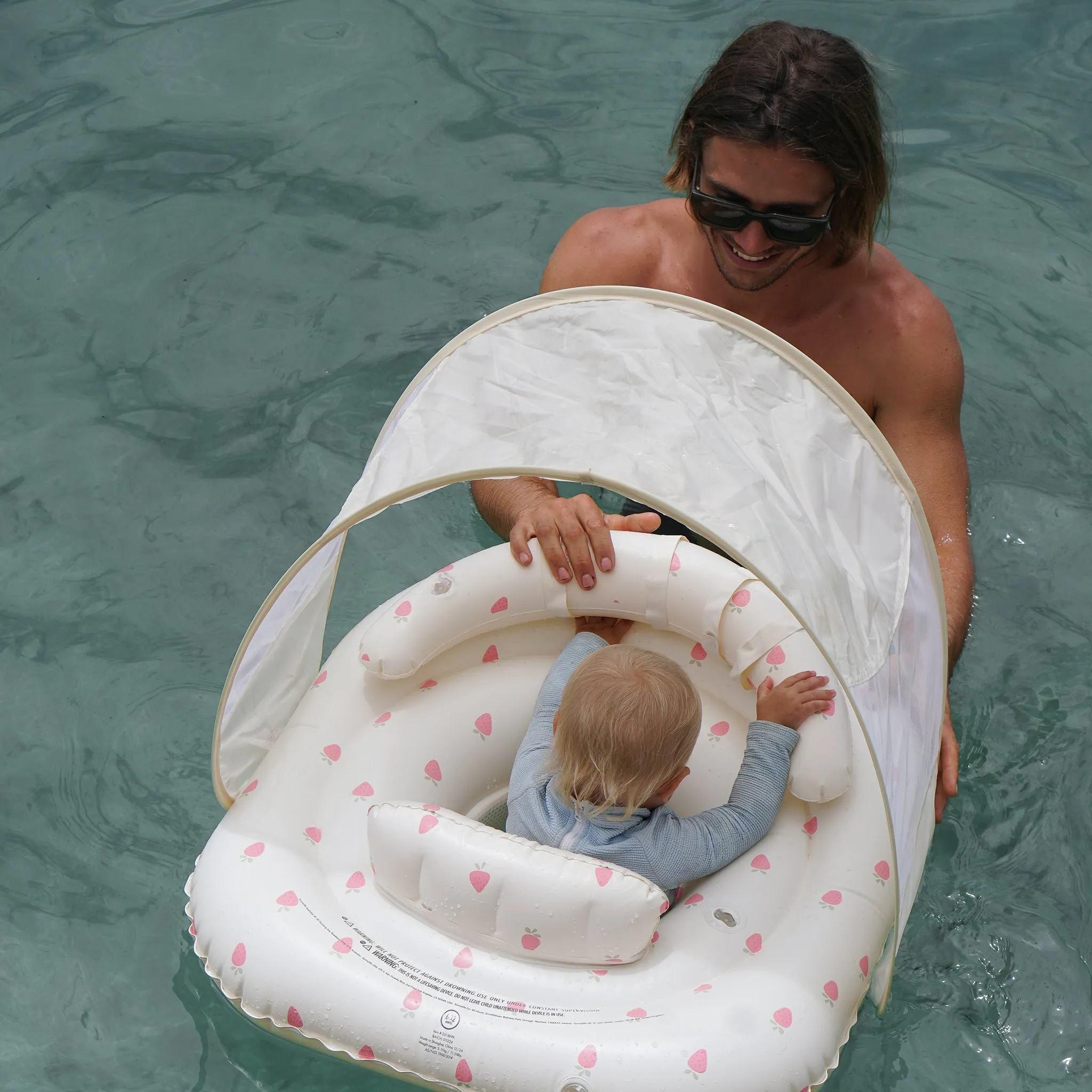 Interactive Baby Float | Strawberry Sunshine Pink Sunnylife