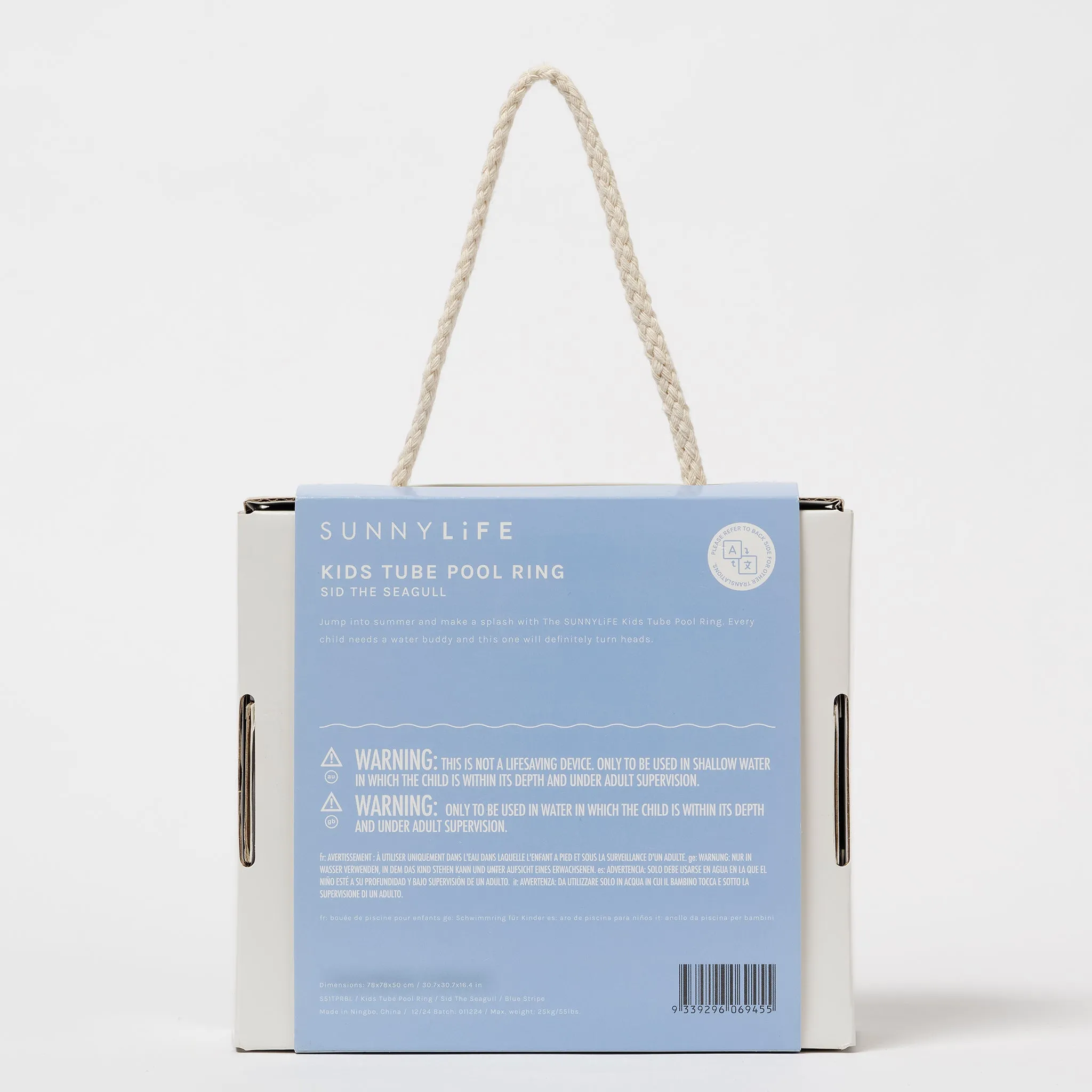 Kiddy Float | Sammy the Seagull Blue Stripe Sunnylife