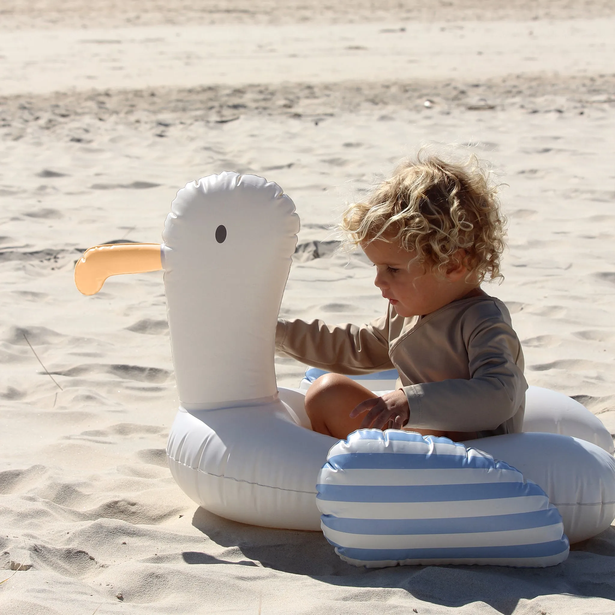 Kiddy Float | Sammy the Seagull Blue Stripe Sunnylife