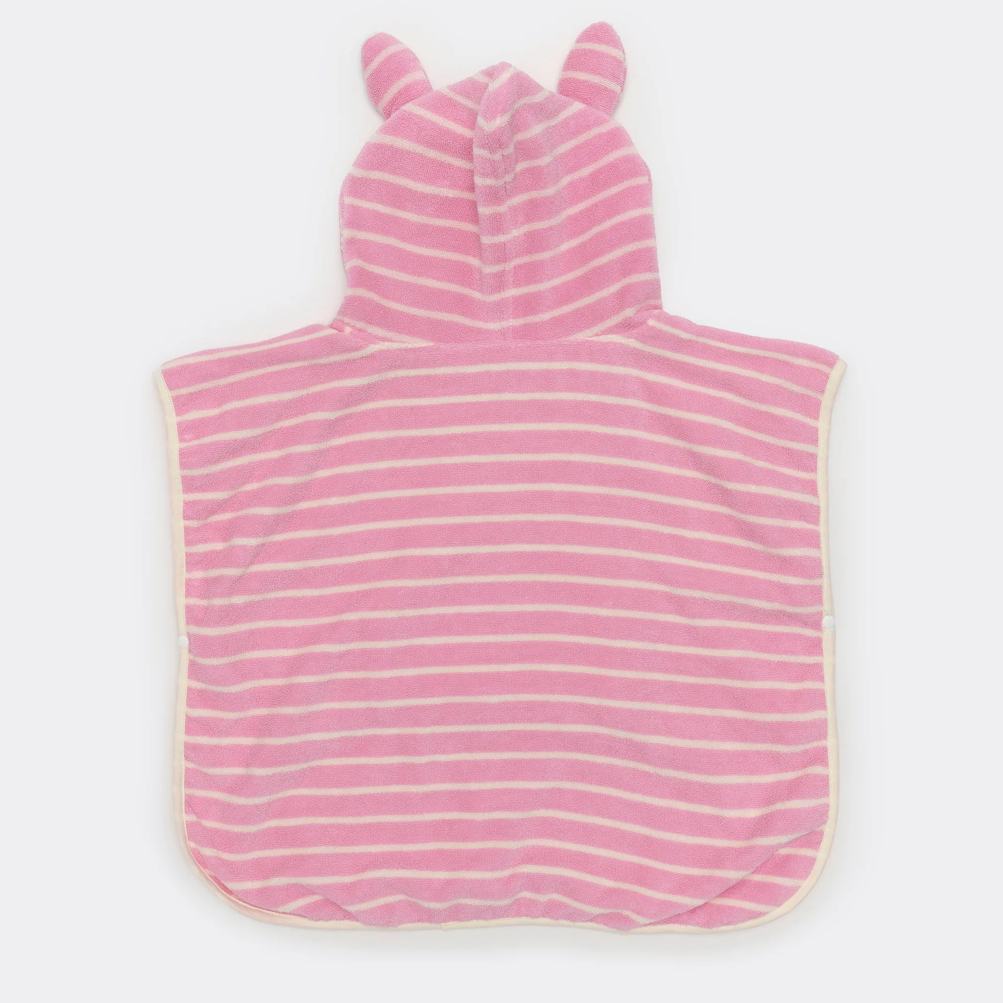 Kids Character Hooded Towel | Cotton Candy Pink Stripe Sunnylife