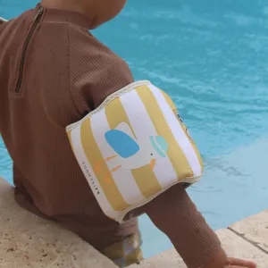 Kids Floaties | Sammy the Seagull Mustard Stripe Sunnylife