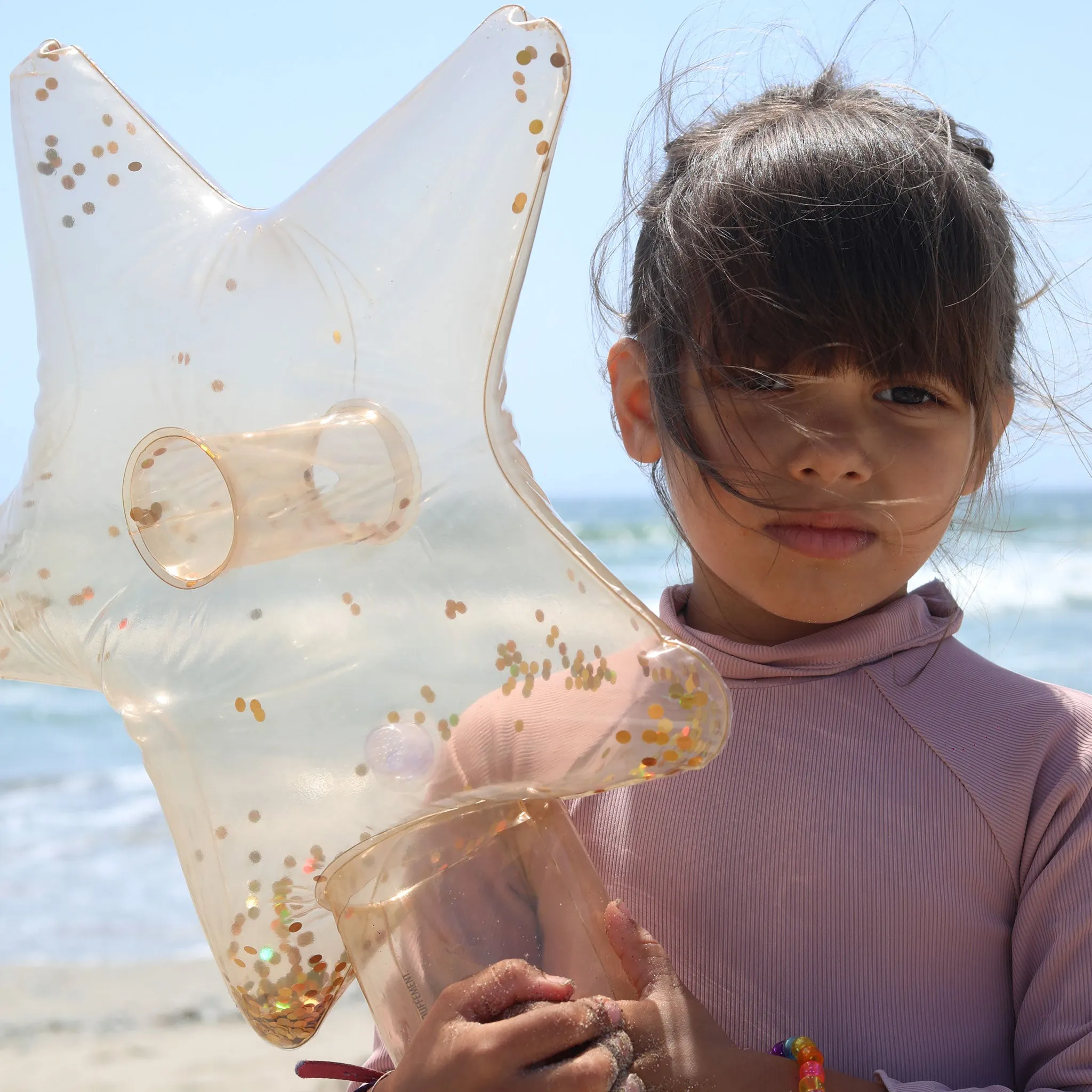 Kids Inflatable Star Wand | Princess Swan Gold Sunnylife