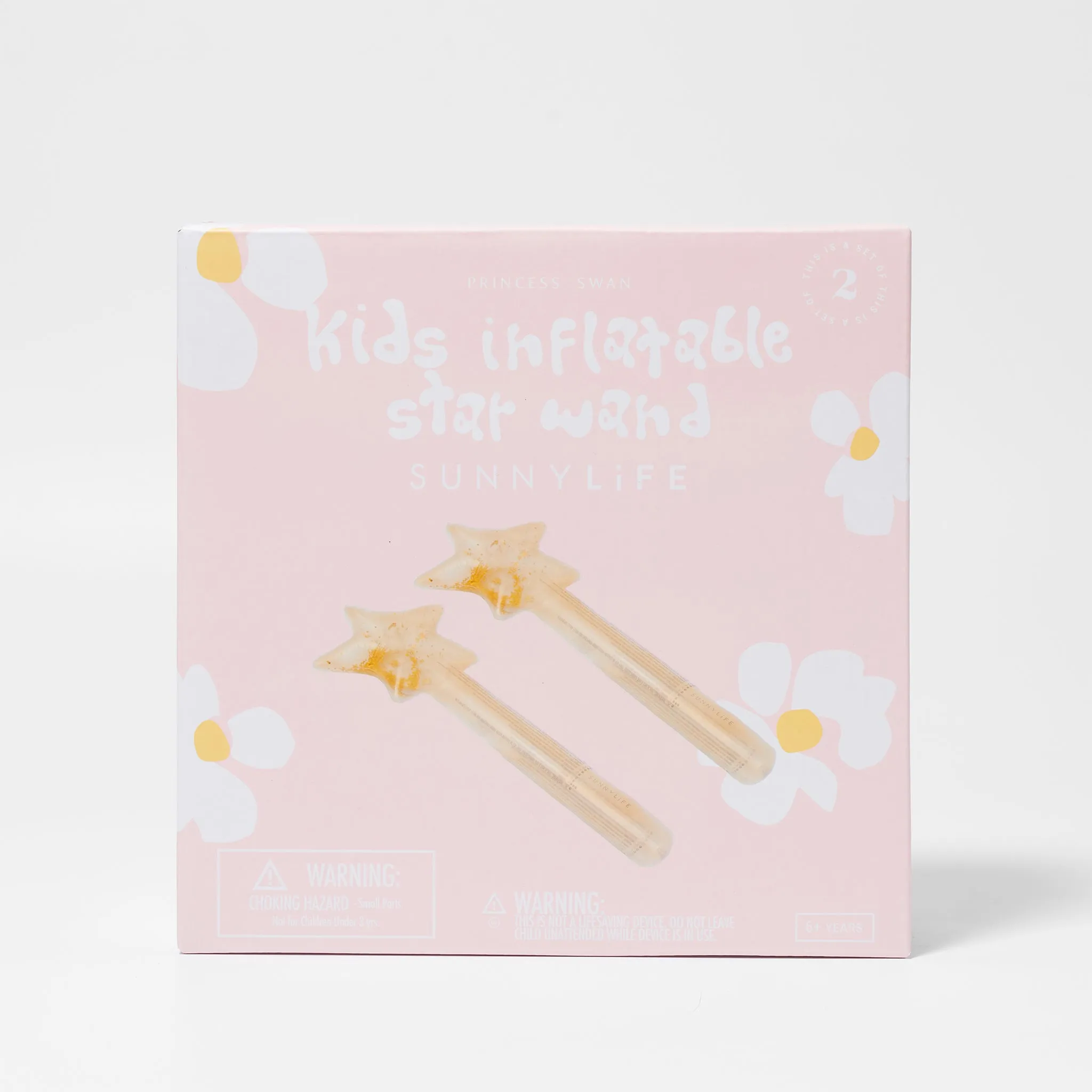 Kids Inflatable Star Wand | Princess Swan Gold Sunnylife