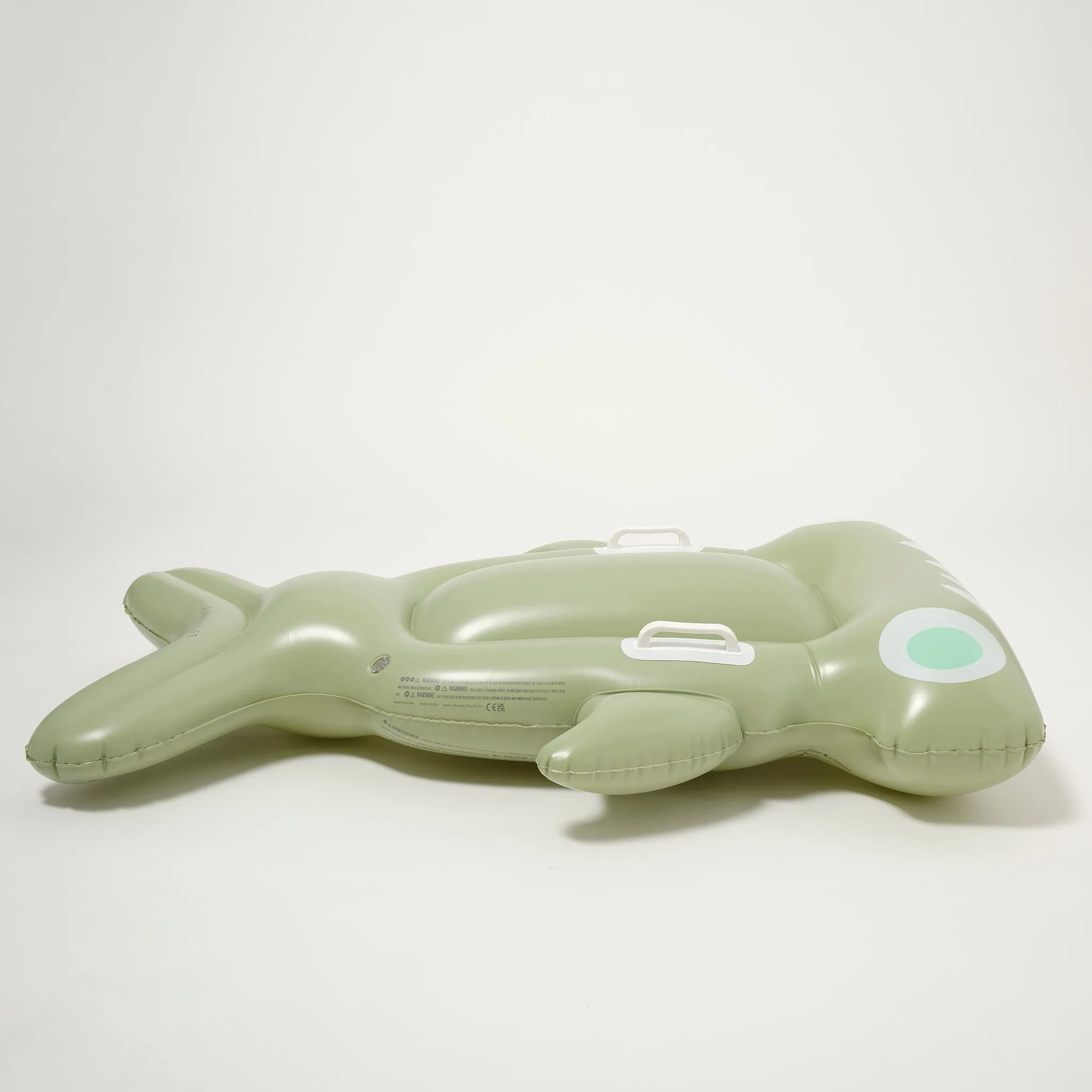 Kids Lie-On Float | Salty the Shark Khaki Sunnylife