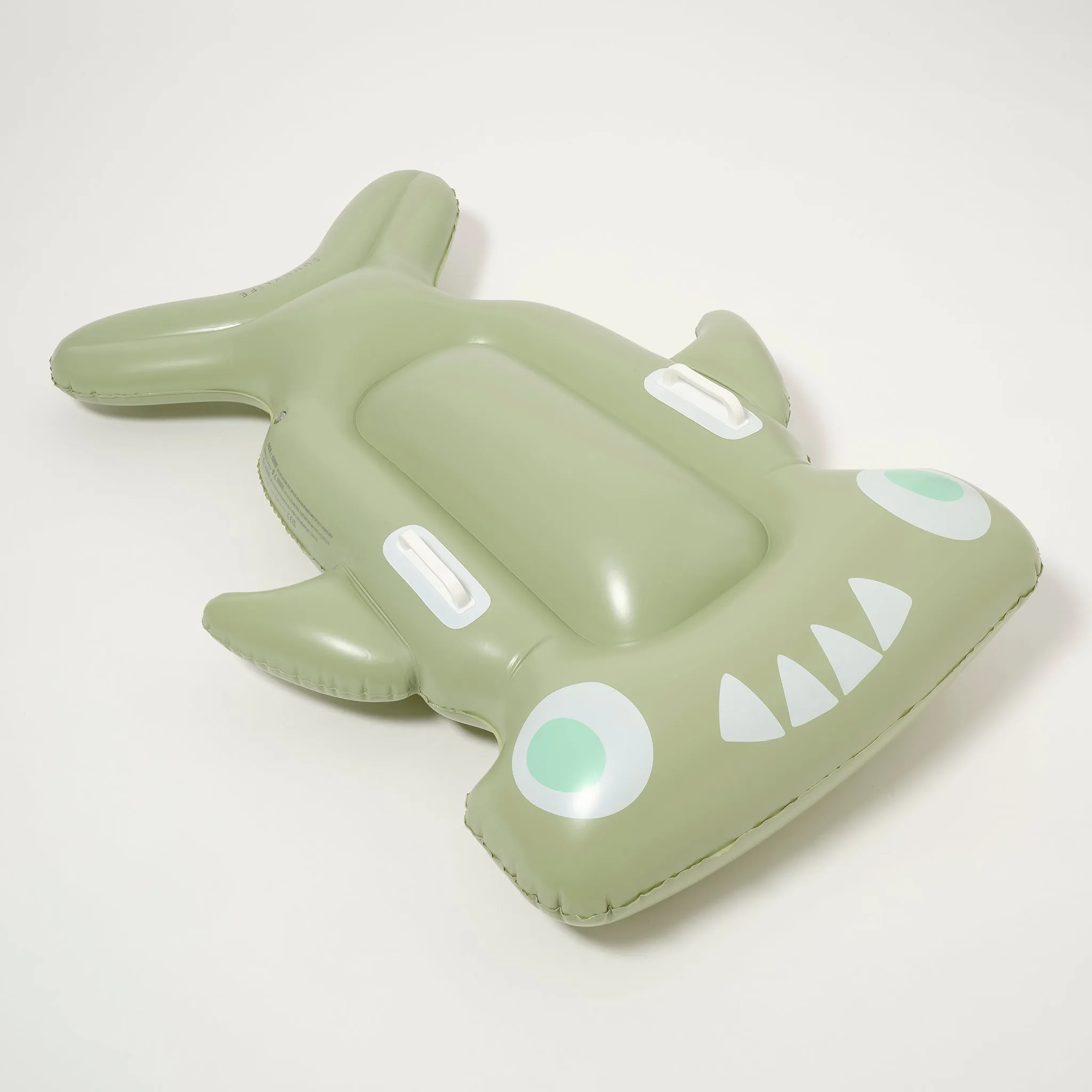 Kids Lie-On Float | Salty the Shark Khaki Sunnylife