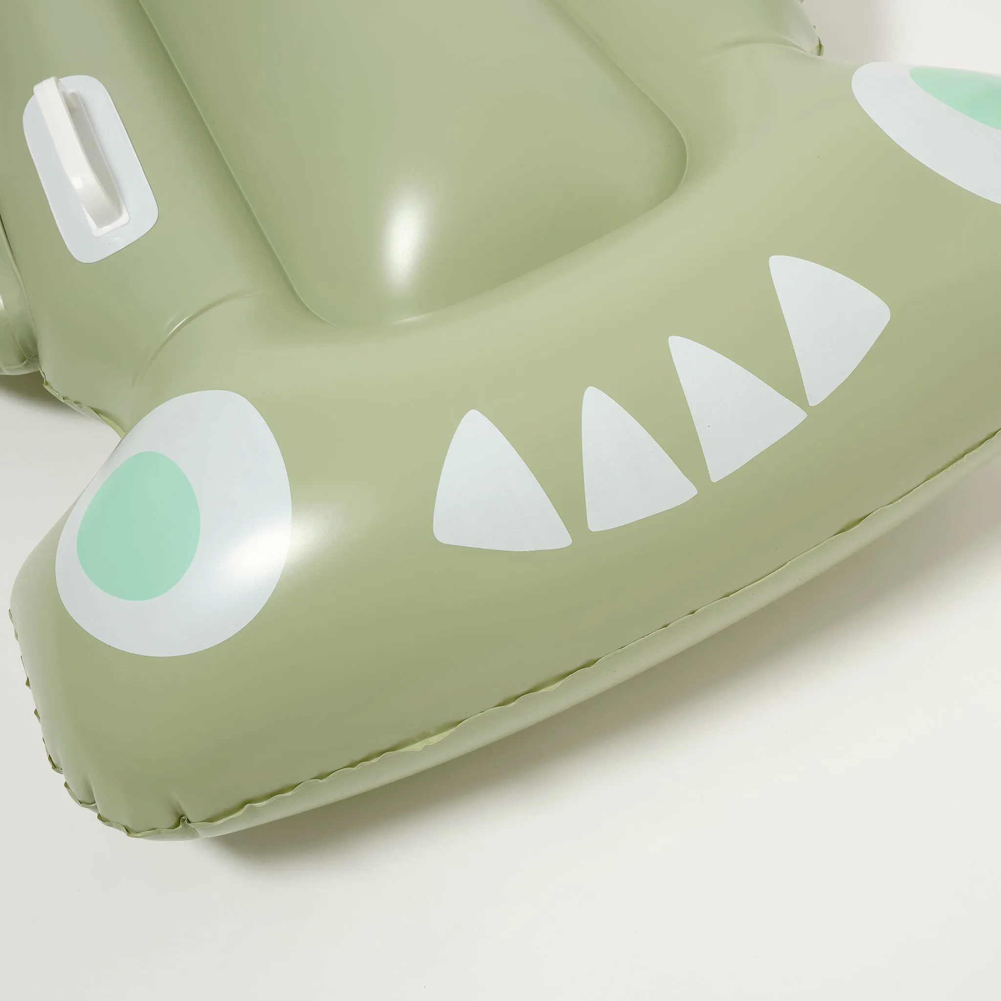 Kids Lie-On Float | Salty the Shark Khaki Sunnylife