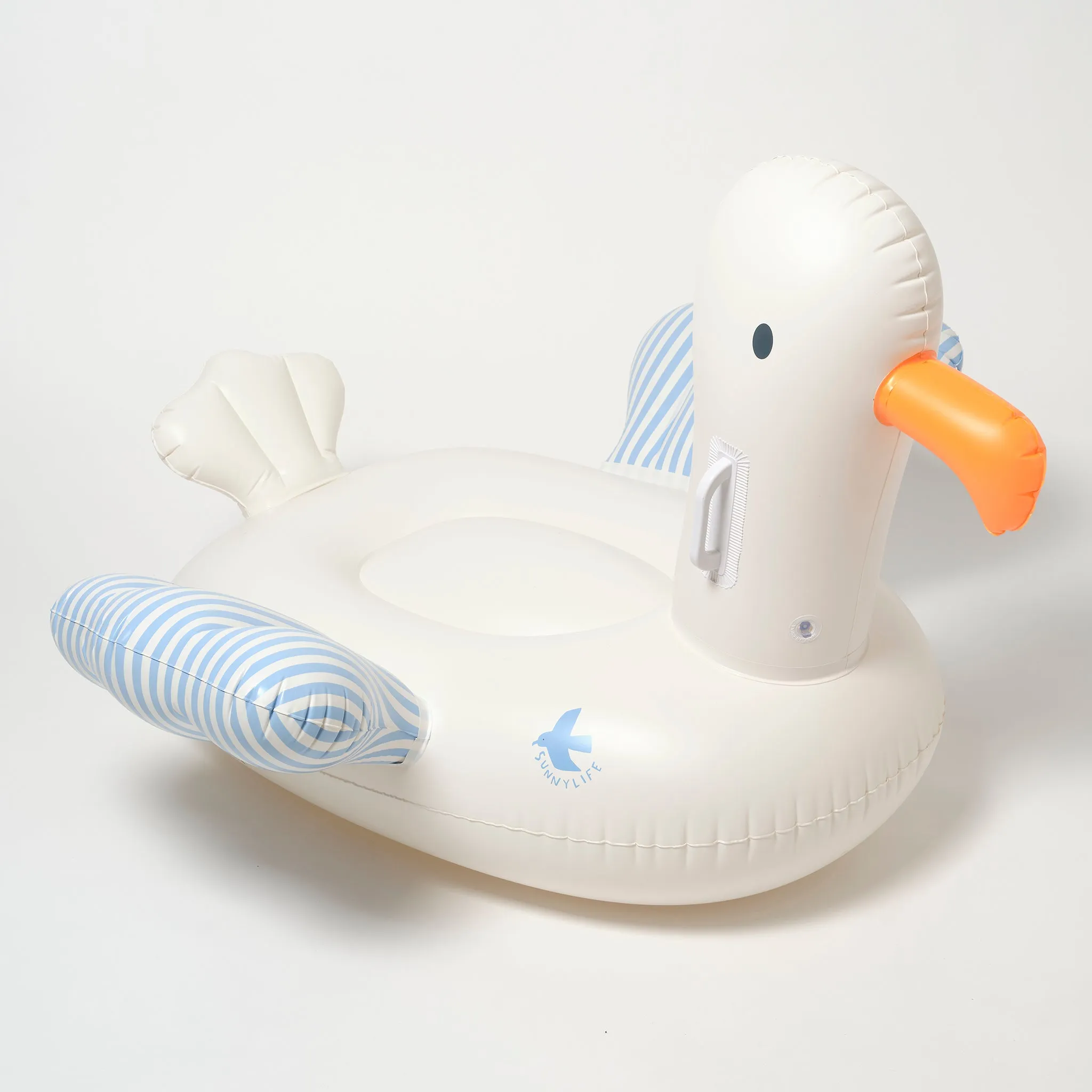 Kids Ride-On Float | Sammy the Seagull Blue Stripe Sunnylife