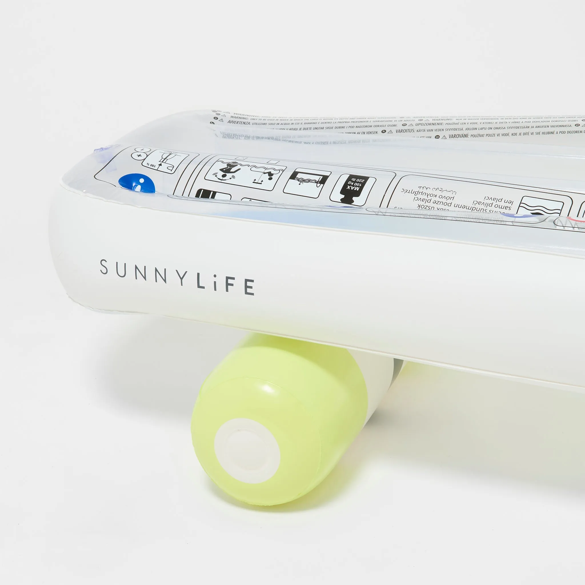 Kids Skateboard Float | The Sea Kids Blue-Lime Sunnylife