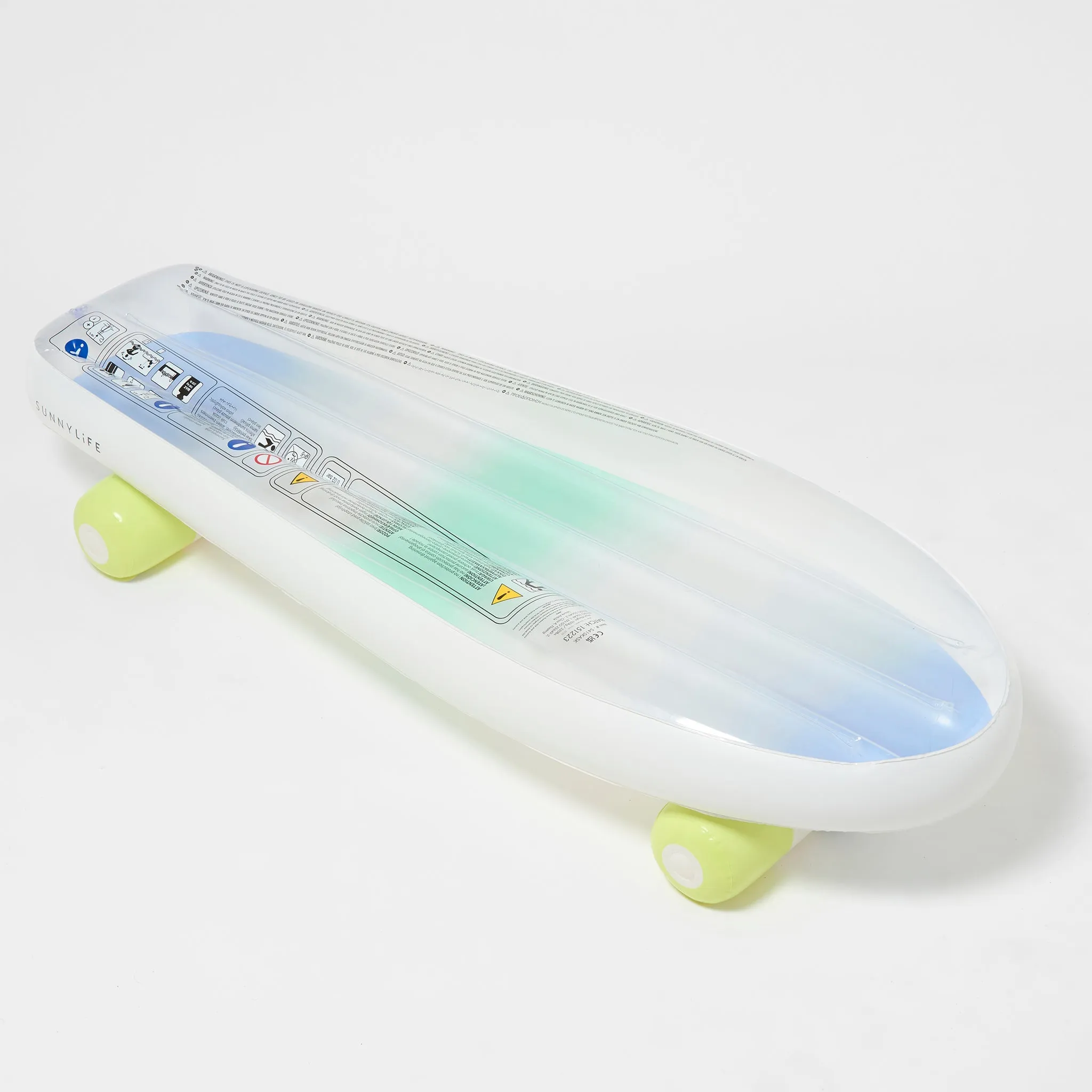 Kids Skateboard Float | The Sea Kids Blue-Lime Sunnylife