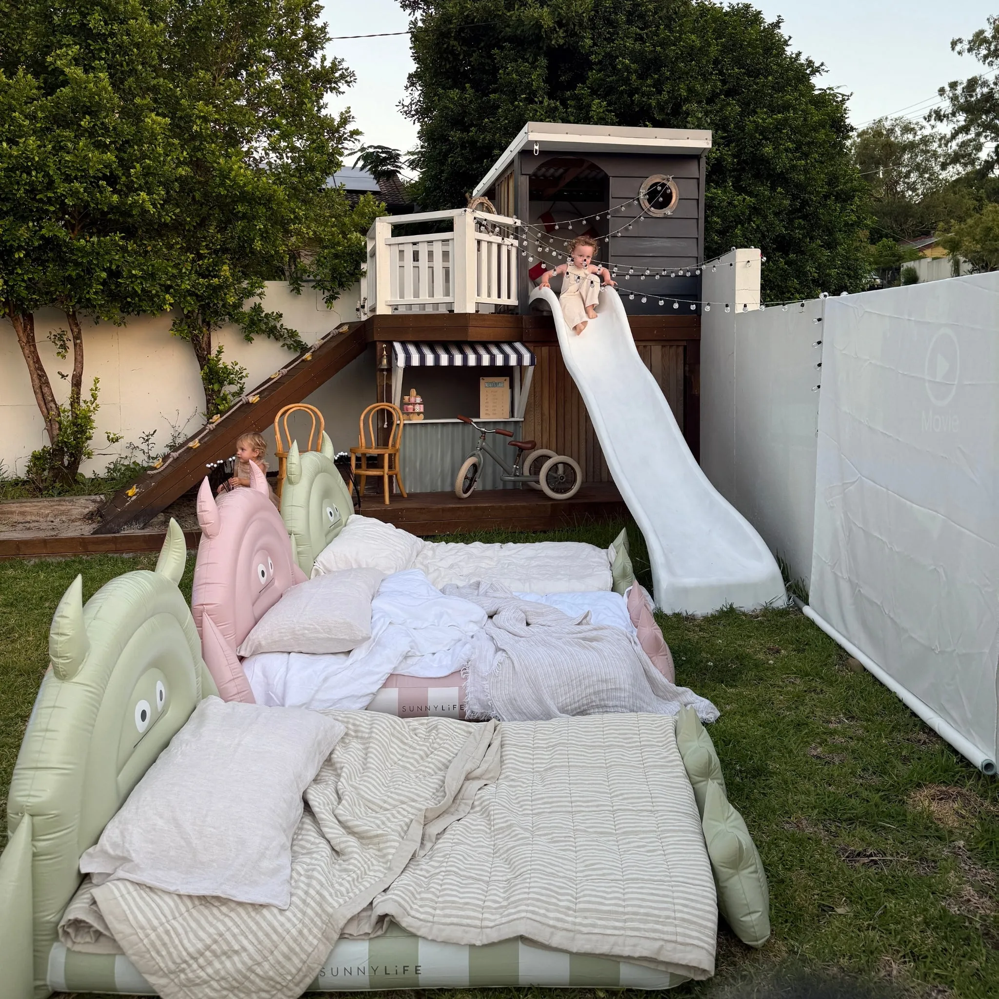 Kids Sleepover Bed | Monster Pink Sunnylife