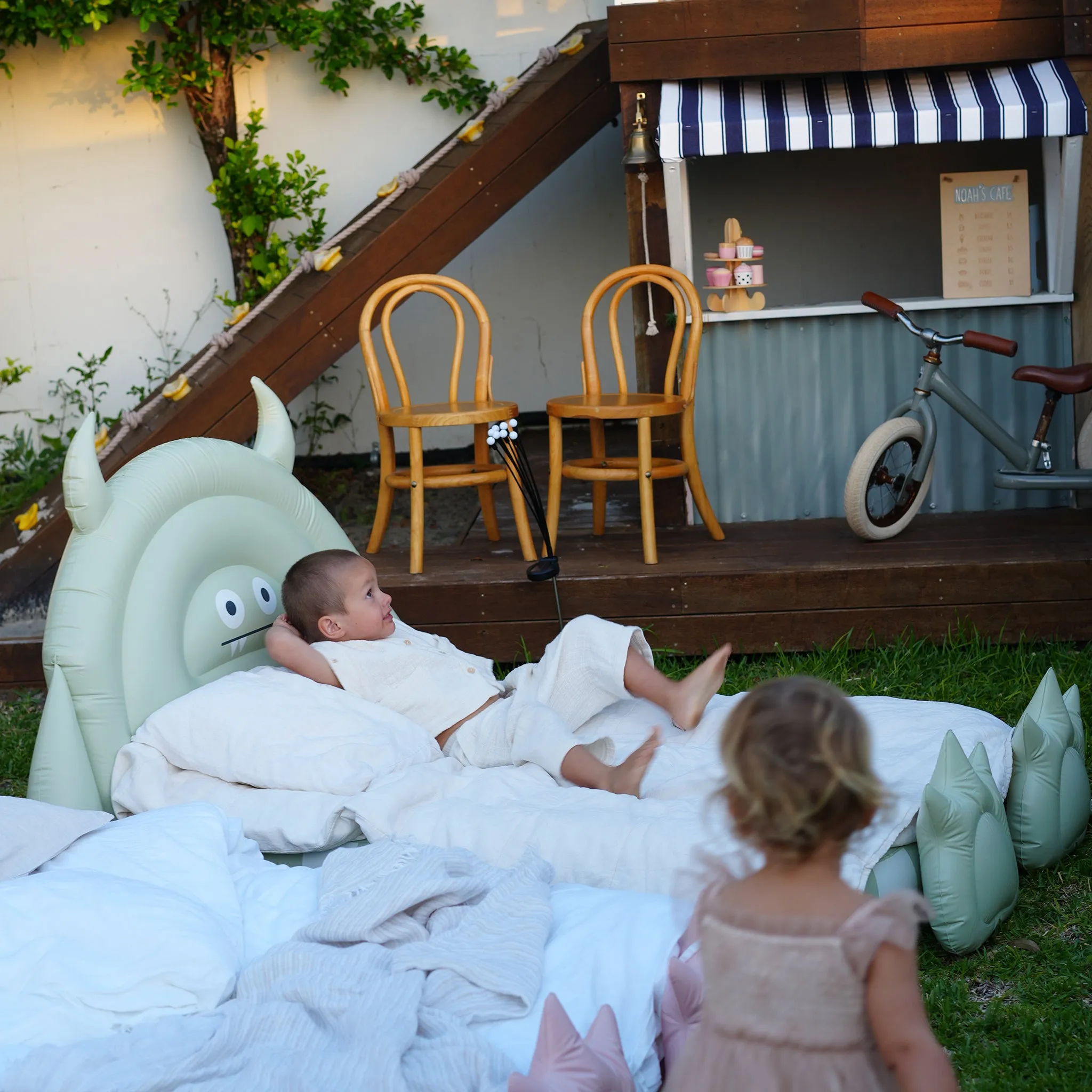 Kids Sleepover Bed | Monster Sage Sunnylife