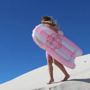 Kids Surf Mat | Dolphin Surf Co Pink Stripe Sunnylife
